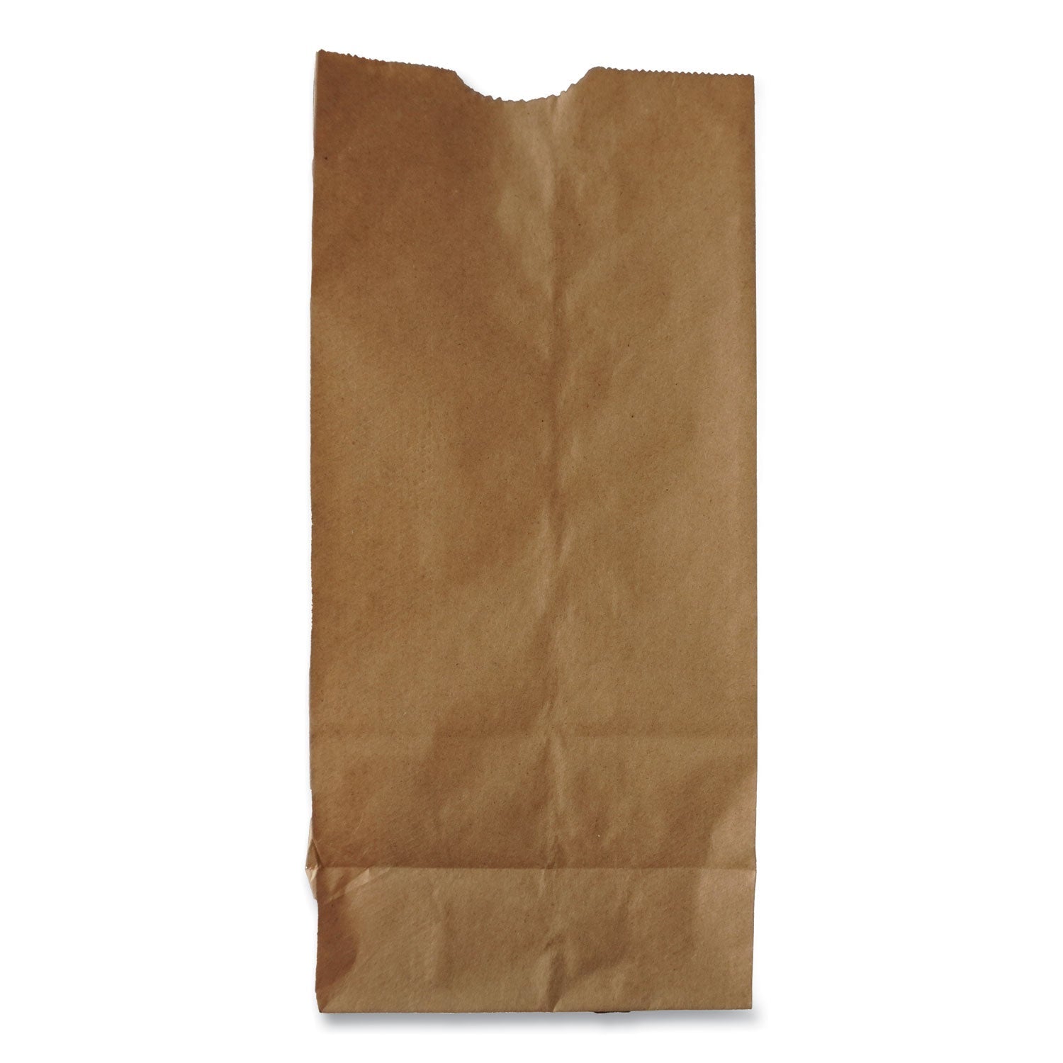 Ross & Wallace Paper Products Grocery Paper Bags, #6 Size, 5.88" x 3.63" x 11", Natural, 500/Bundle