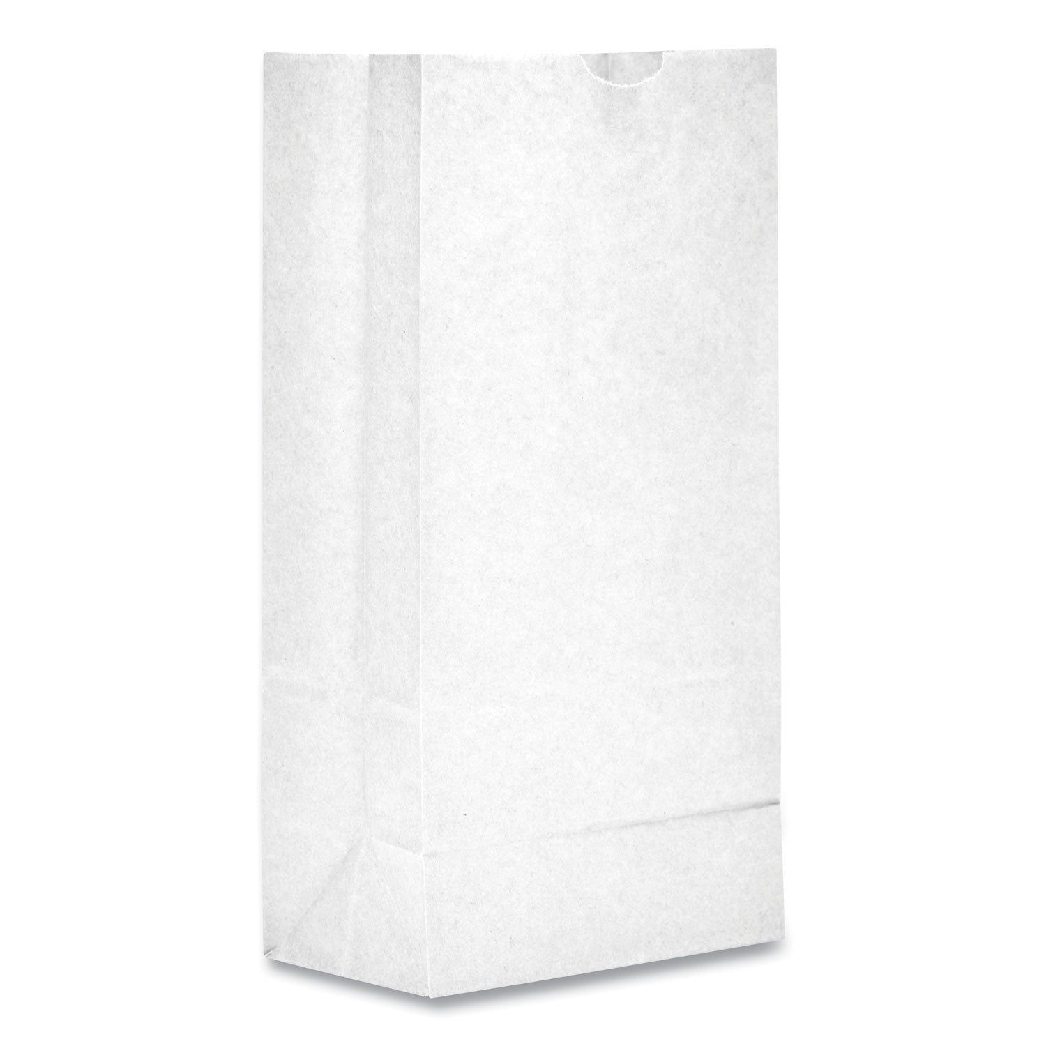 Ross & Wallace Paper Products Grocery Paper Bags, #6 Size, 5.88" x 3.63" x 11", White, 500/Bundle