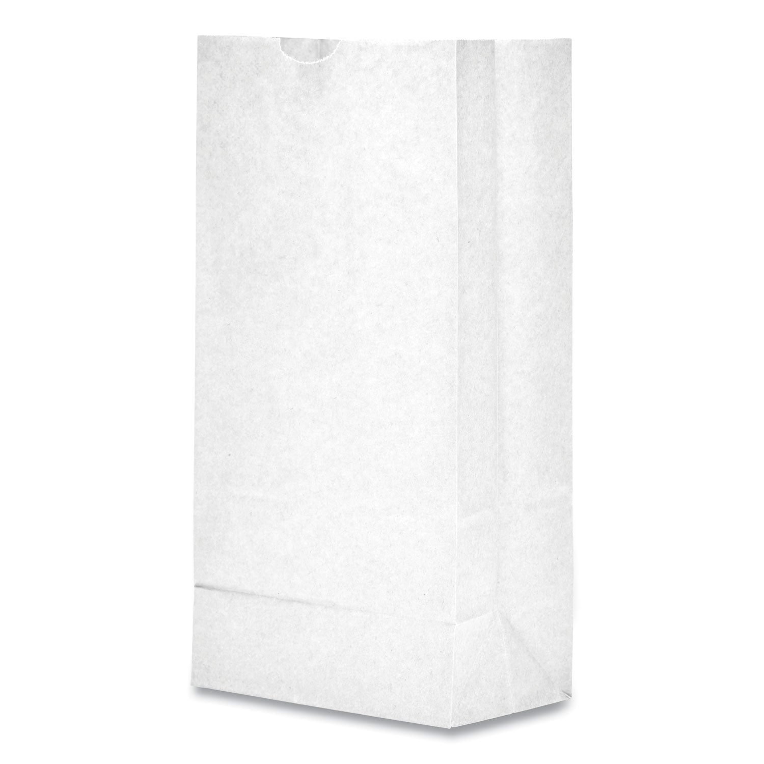 Ross & Wallace Paper Products Grocery Paper Bags, #10 Size, 7" x 4.38" x 13.75", White, 500/Bundle