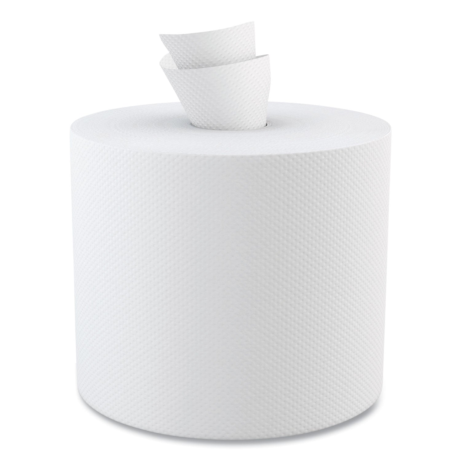 Boardwalk® Center-Pull Hand Towels, 2-Ply, Perforated, 7.5 x 9, White, 600/Roll, 6 Rolls/Carton