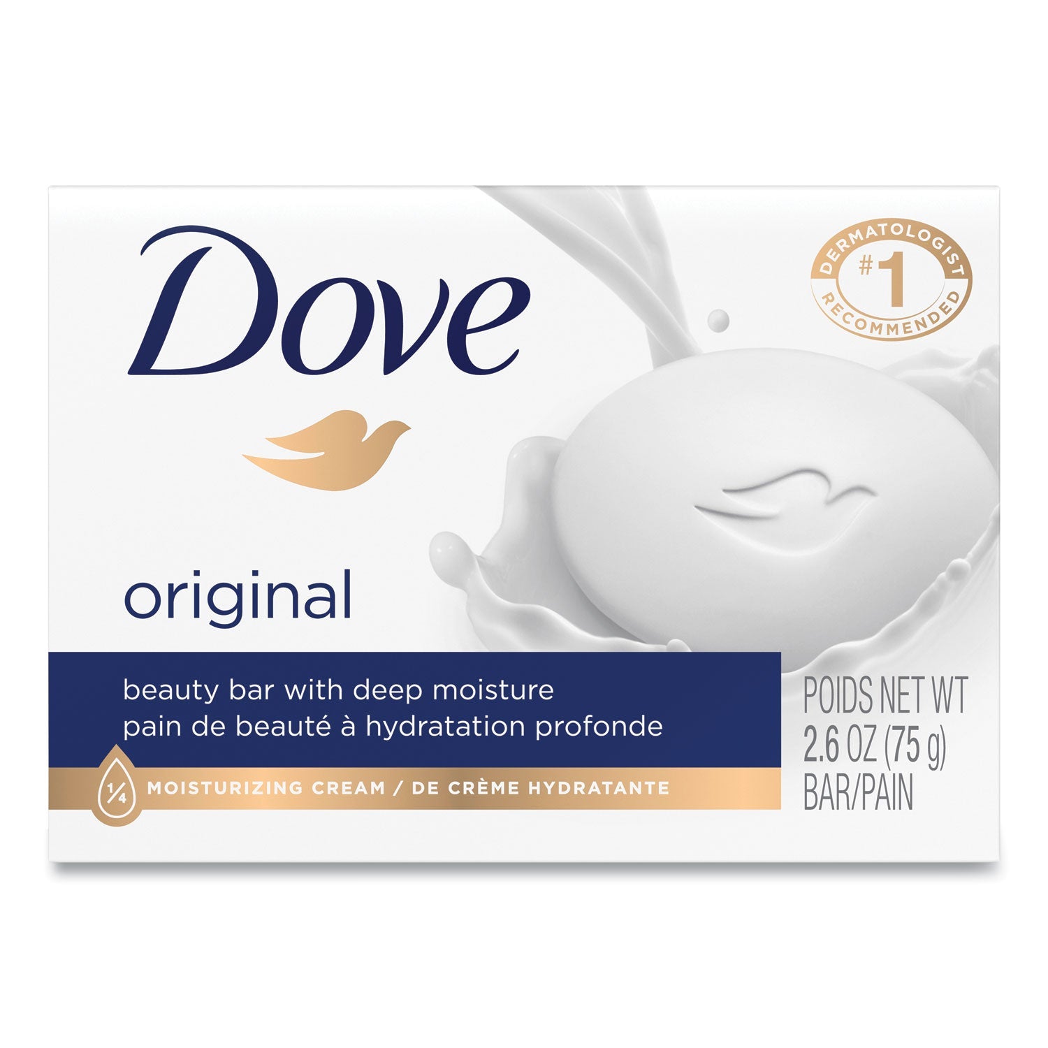 Dove White Beauty Bar | 2.6 Oz Travel Size