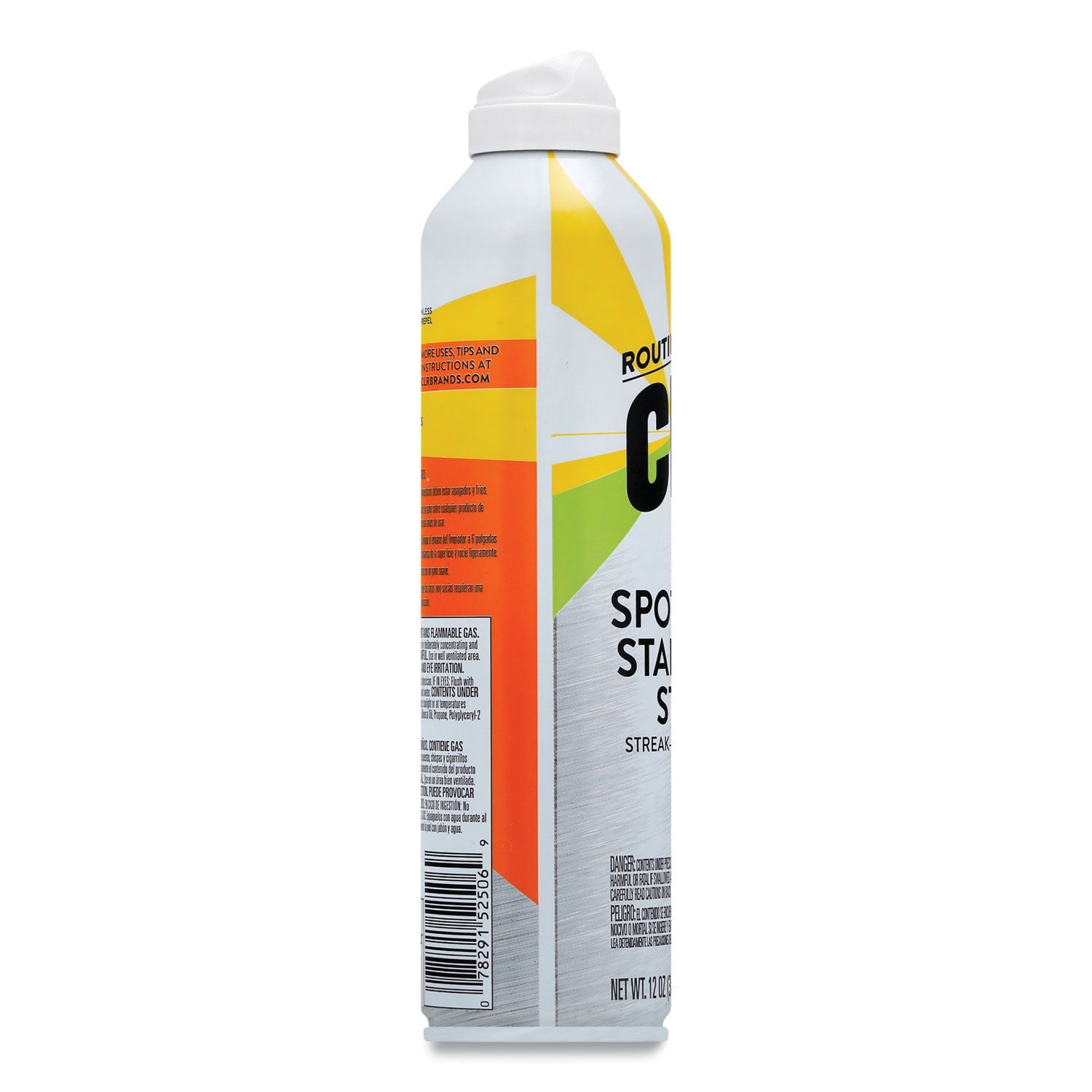 CLR® Spot-Free Stainless Steel Cleaner, Citrus, 12 Oz Can, 6/carton