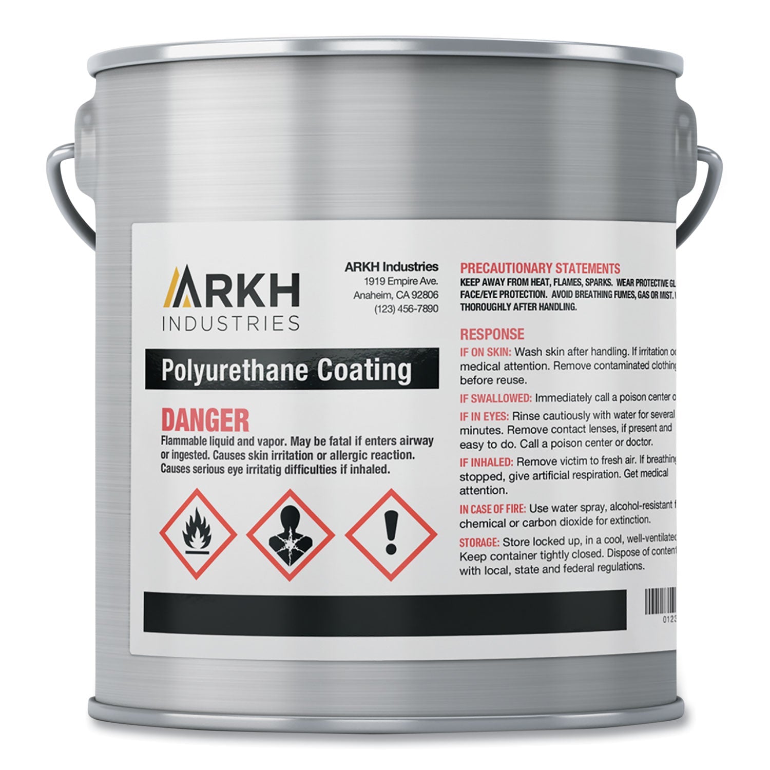 Avery® Ultraduty Ghs Chemical Waterproof And Uv Resistant Labels, 4.75 X 7.75, White, 2/sheet, 50 Sheets/box