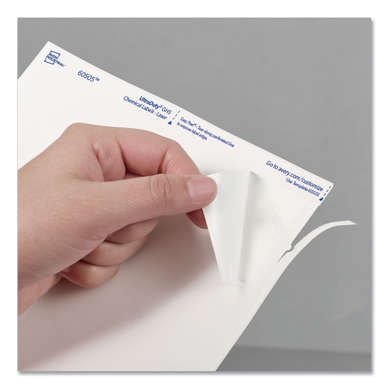 Avery® Ultraduty Ghs Chemical Waterproof And Uv Resistant Labels, 2 X 4, White, 10/sheet, 50 Sheets/box