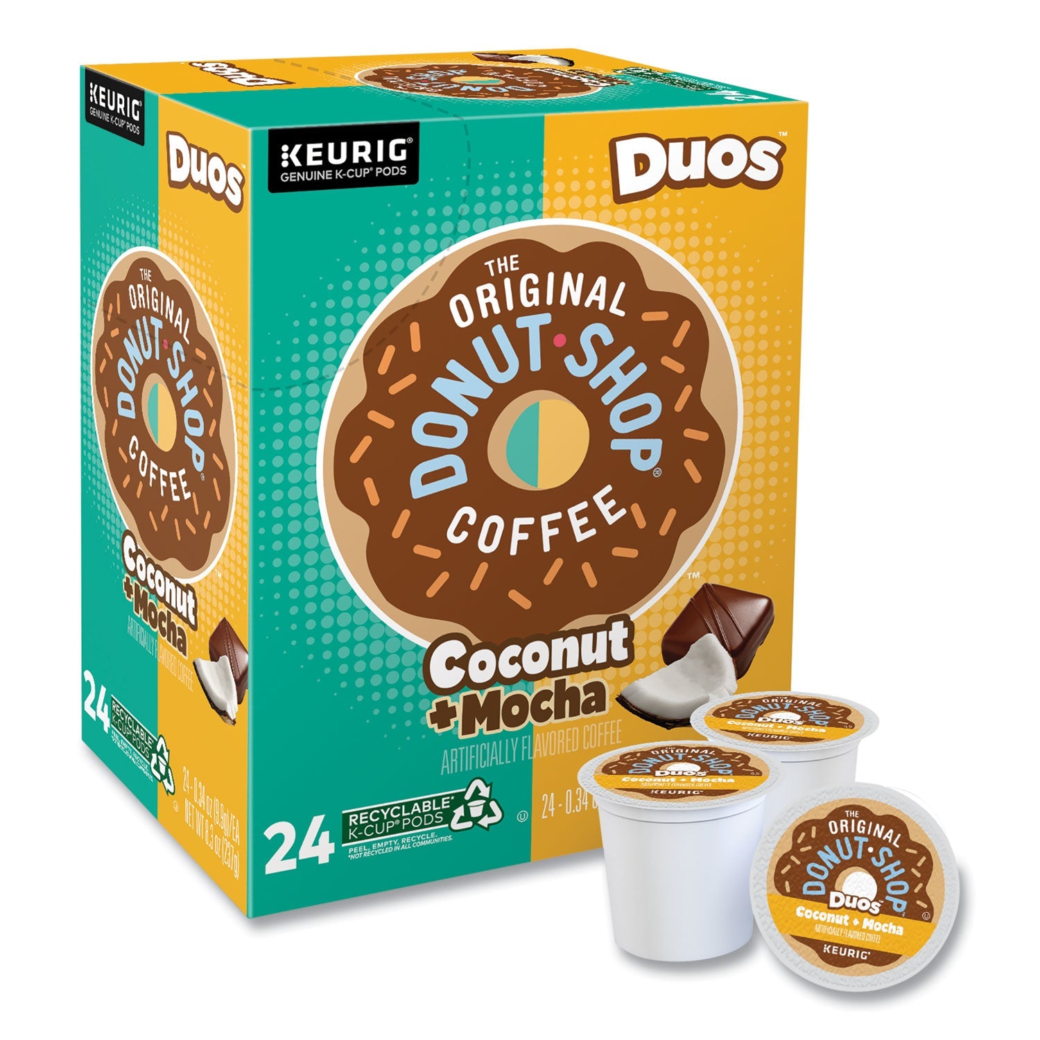 The Original Donut Shop® Coconut Mocha K-Cups, 24/box
