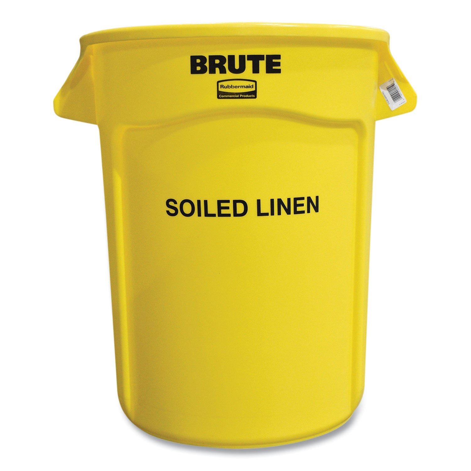 Vented Round Brute Container | "Soiled Linen", 32 gal