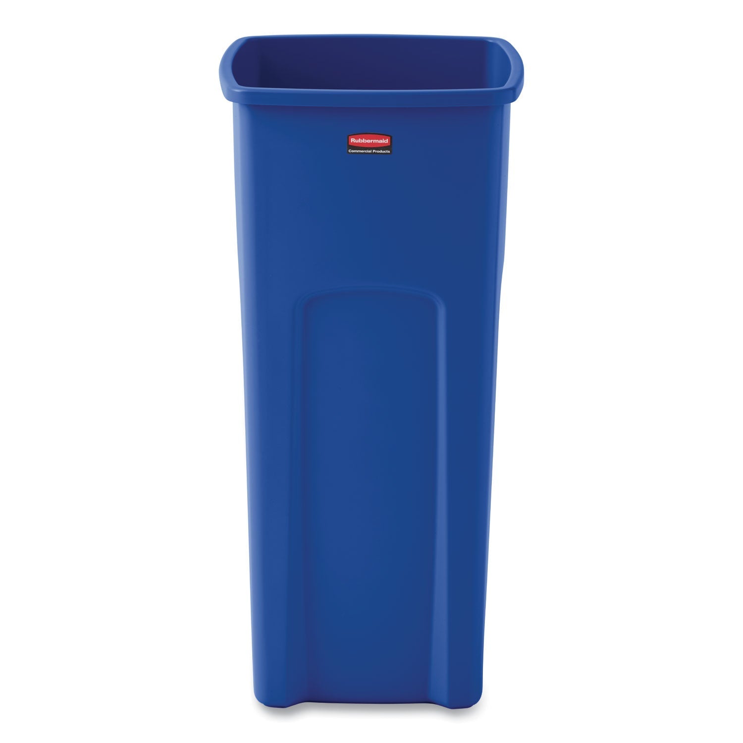 Untouchable Square Waste Receptacle | 23 gal, Blue