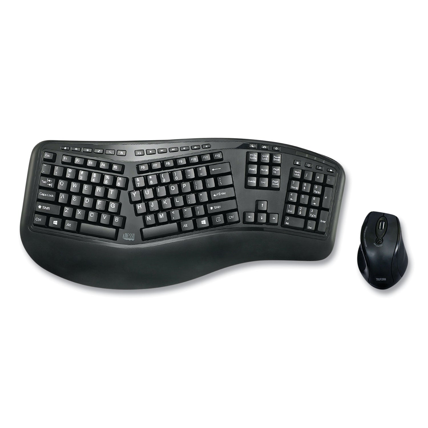 Wireless Ergonomic Keyboard & Mouse | Adesso