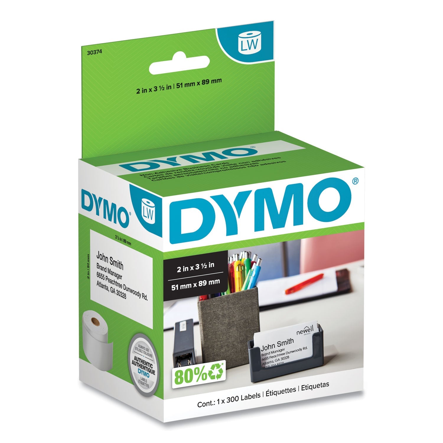 Business Cards | DYMO® Labelwriter 2" x 3.5"