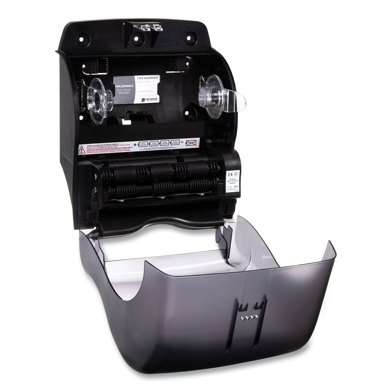 San Jamar® Tear-N-Dry Essence Touchless Towel Dispenser, 11.75 X 9.13 X 14.44, Black Pearl