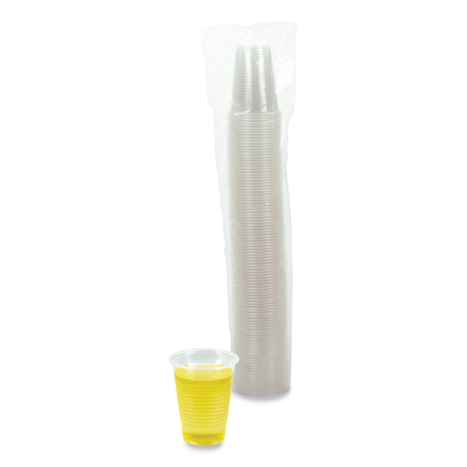 Boardwalk® Translucent Plastic Cold Cups, 7 oz, 100/Pack