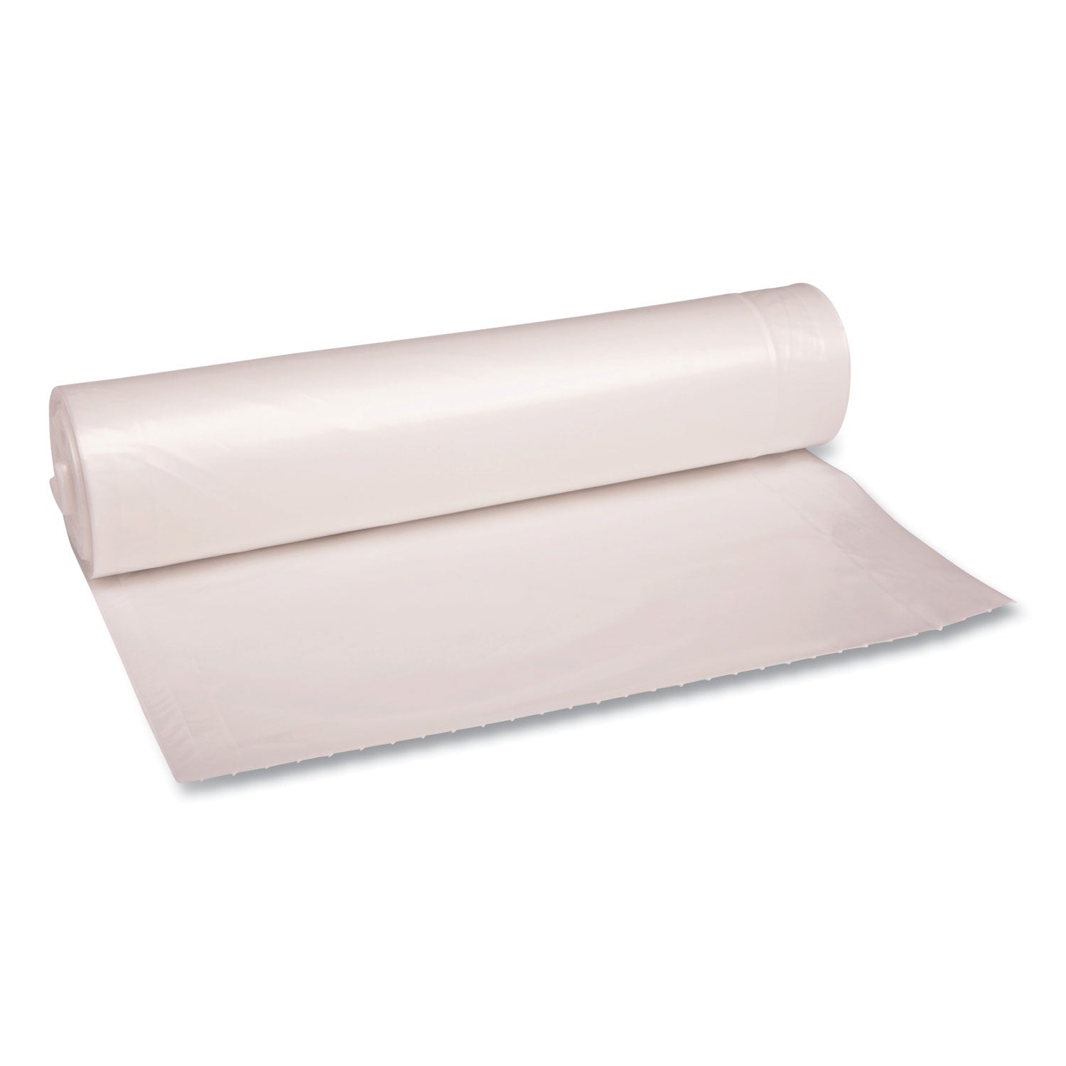 Recycled Low-Density Can Liners | 56 gal | Clear