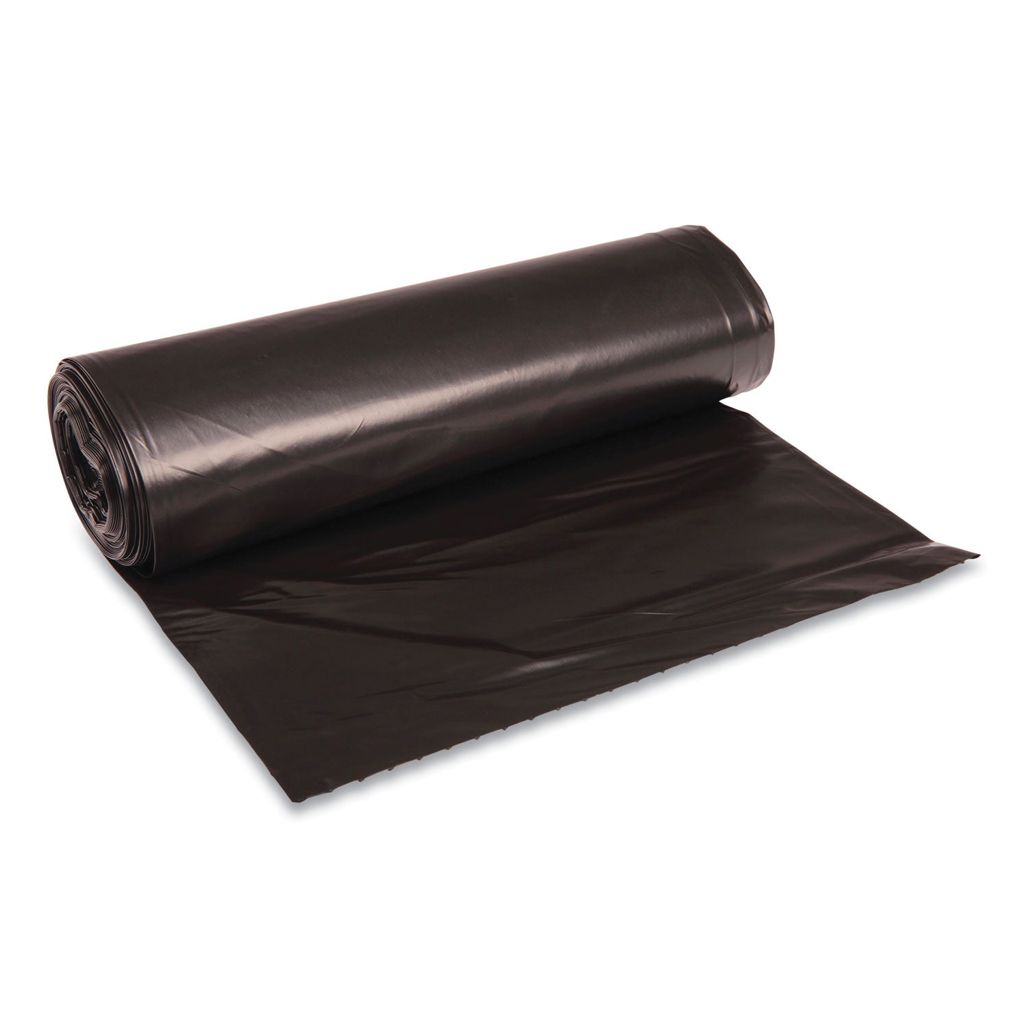 Recycled Low-Density Can Liners | 45 gal | Black