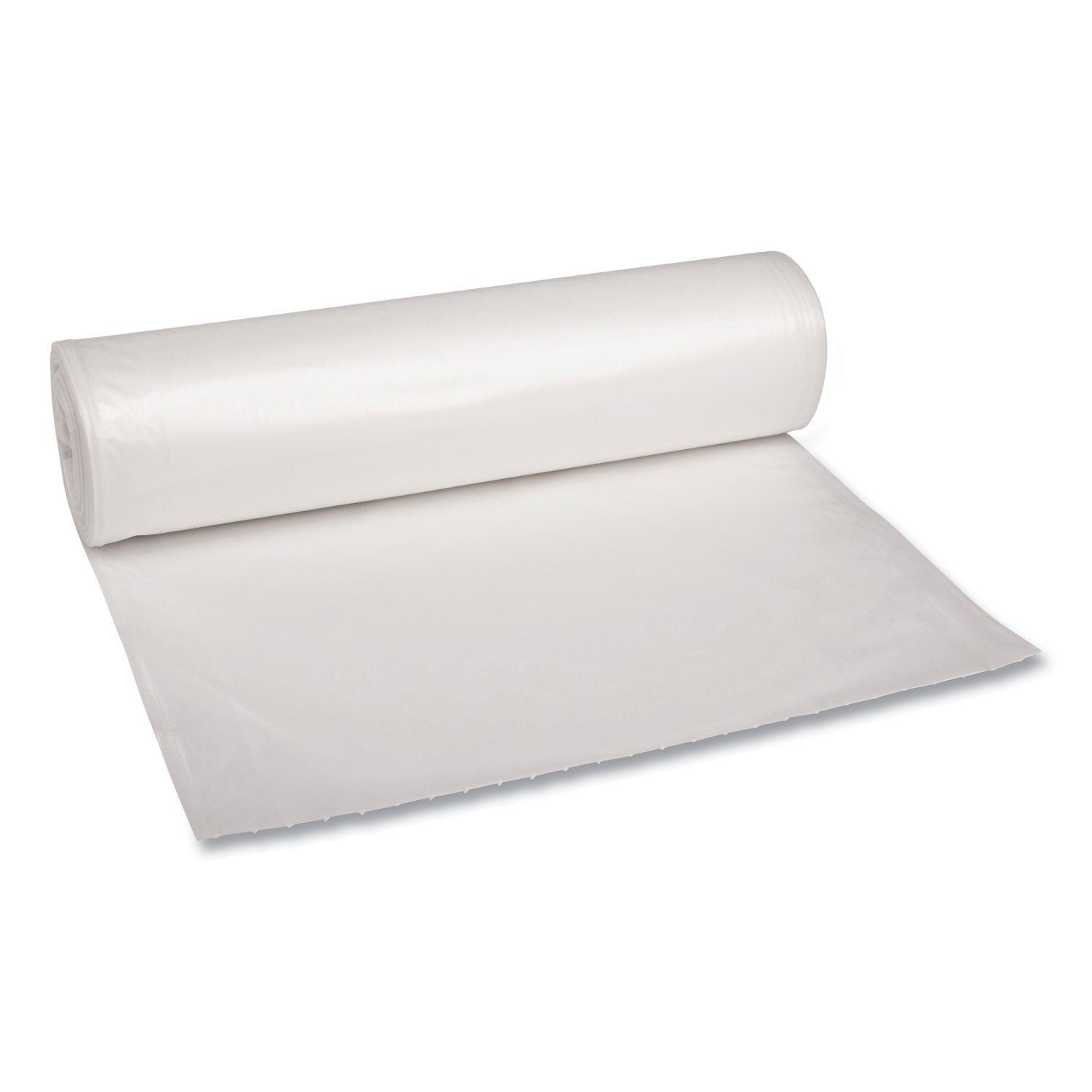 Recycled Low-Density Can Liners | 60 gal | Clear