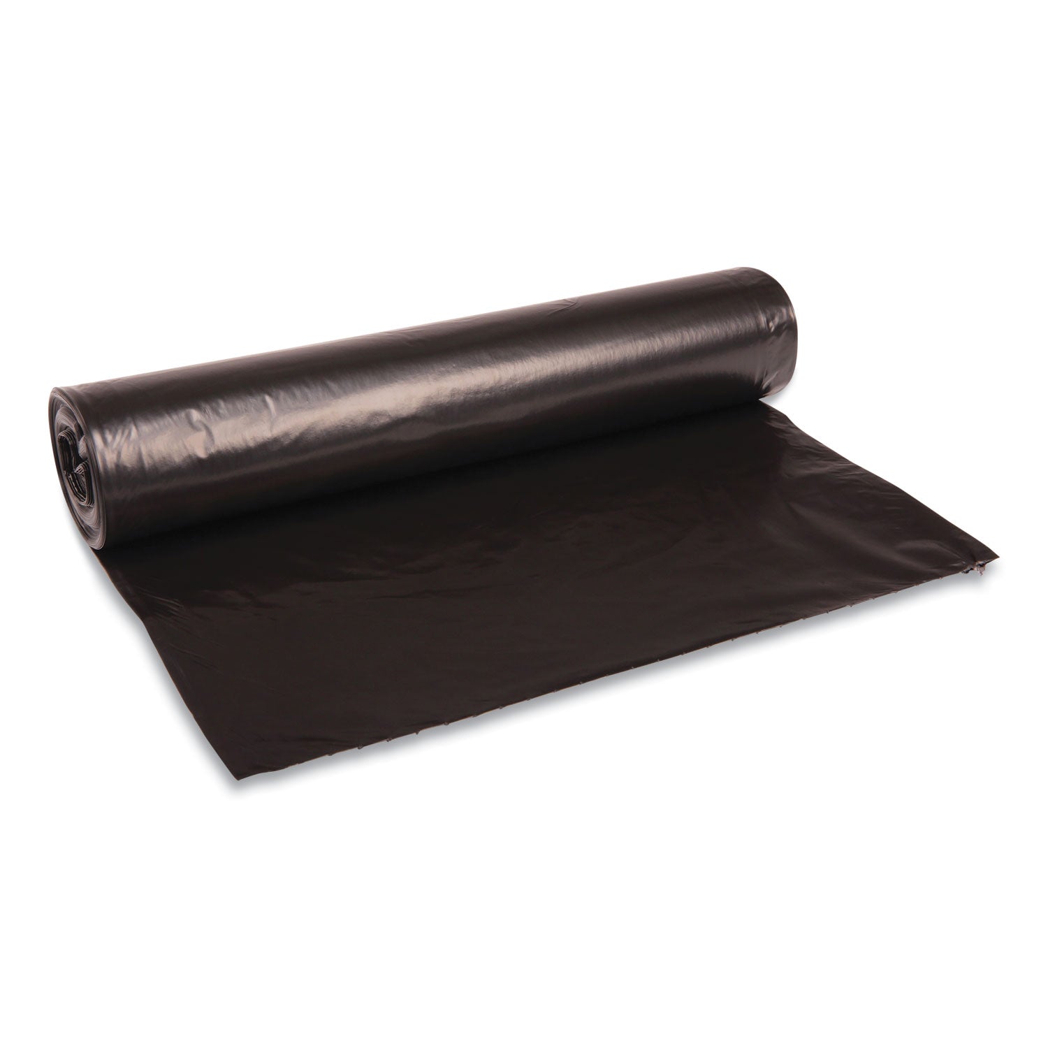 Recycled Low-Density Can Liners | 45 gal | Black