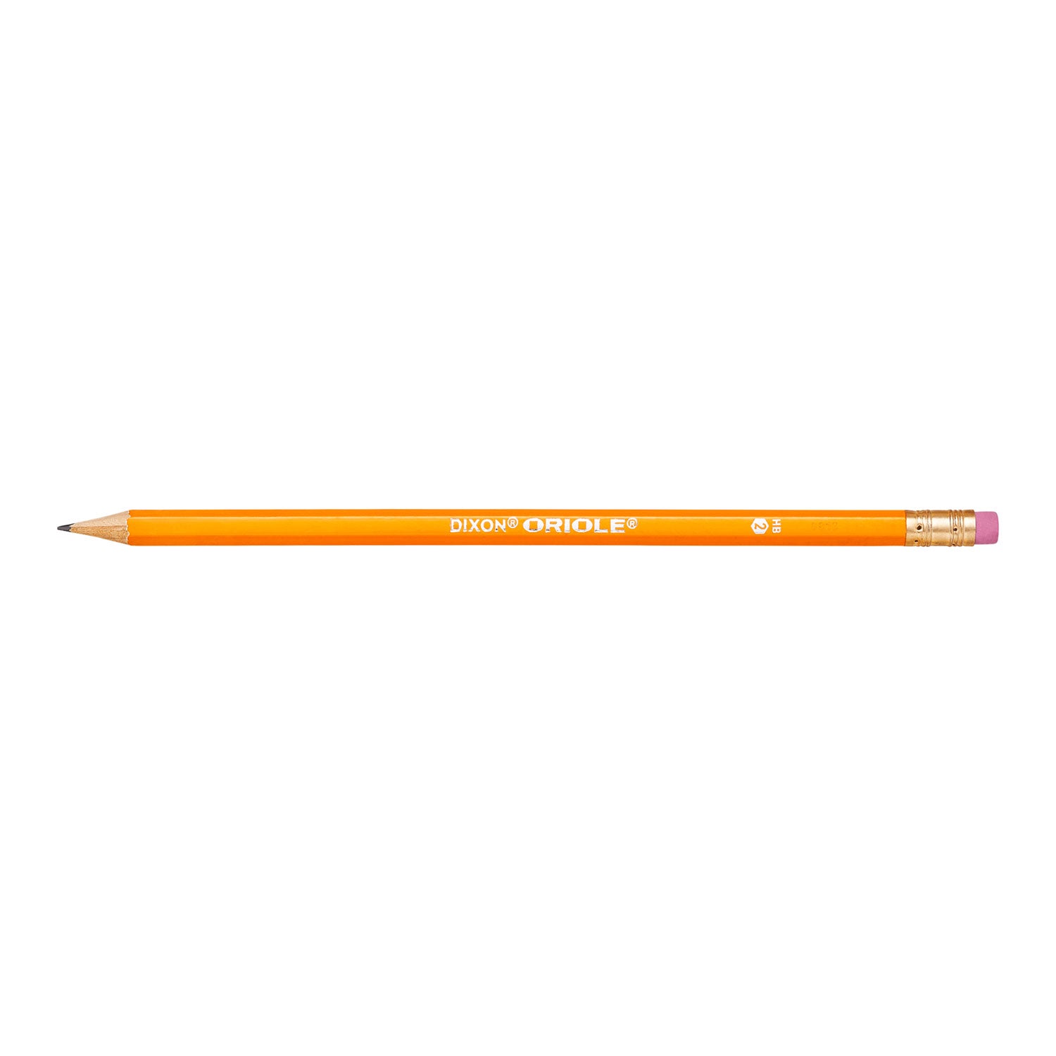 Dixon® Oriole Presharpened Pencils, HB (#2), Black Lead, Yellow Barrel, 144/Pack