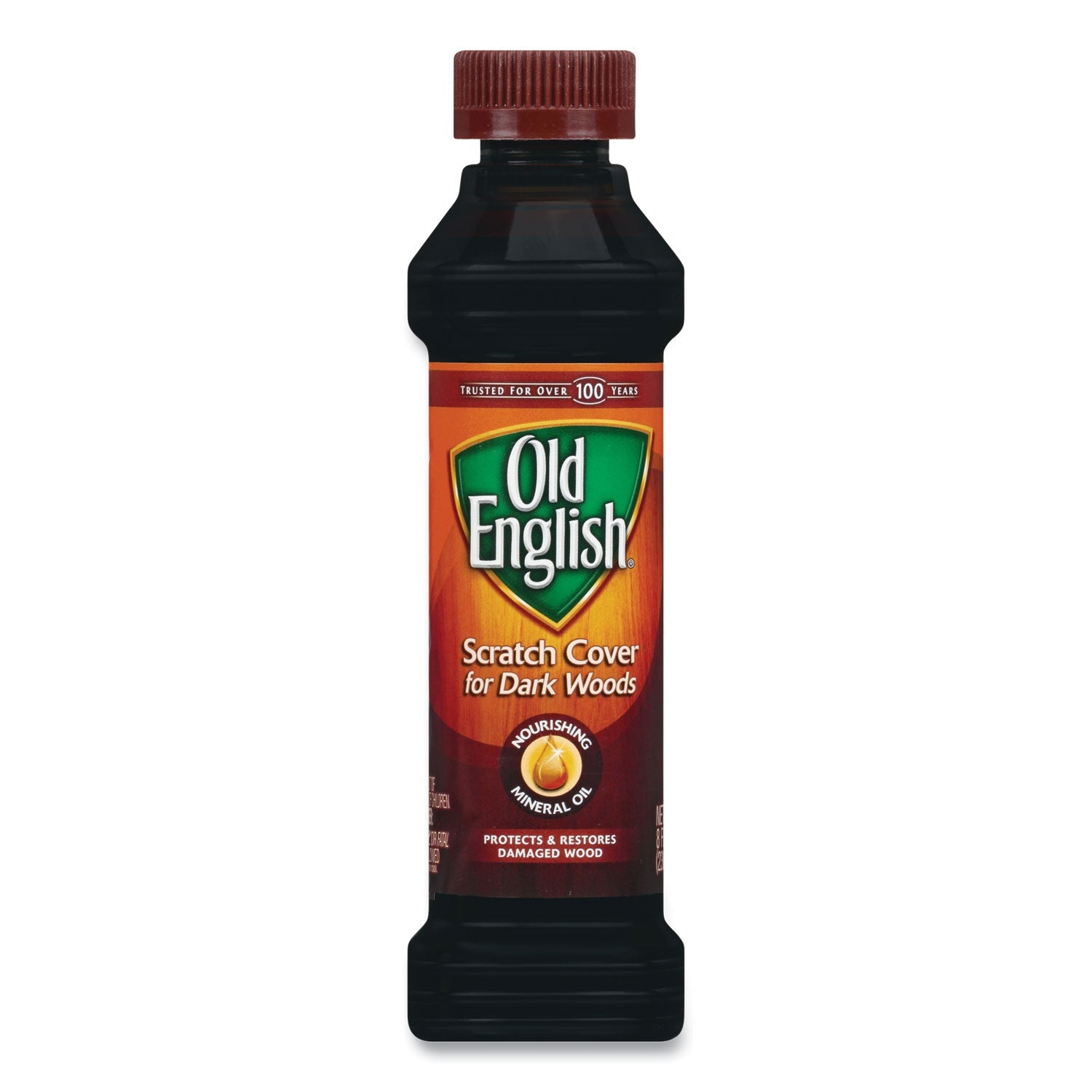 OLD ENGLISH® Furniture Scratch Cover, For Dark Woods, 8 Oz Bottle, 6/carton