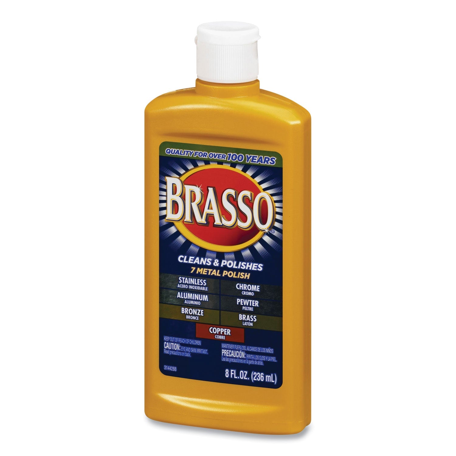 BRASSO® Metal Surface Polish, 8 Oz Bottle