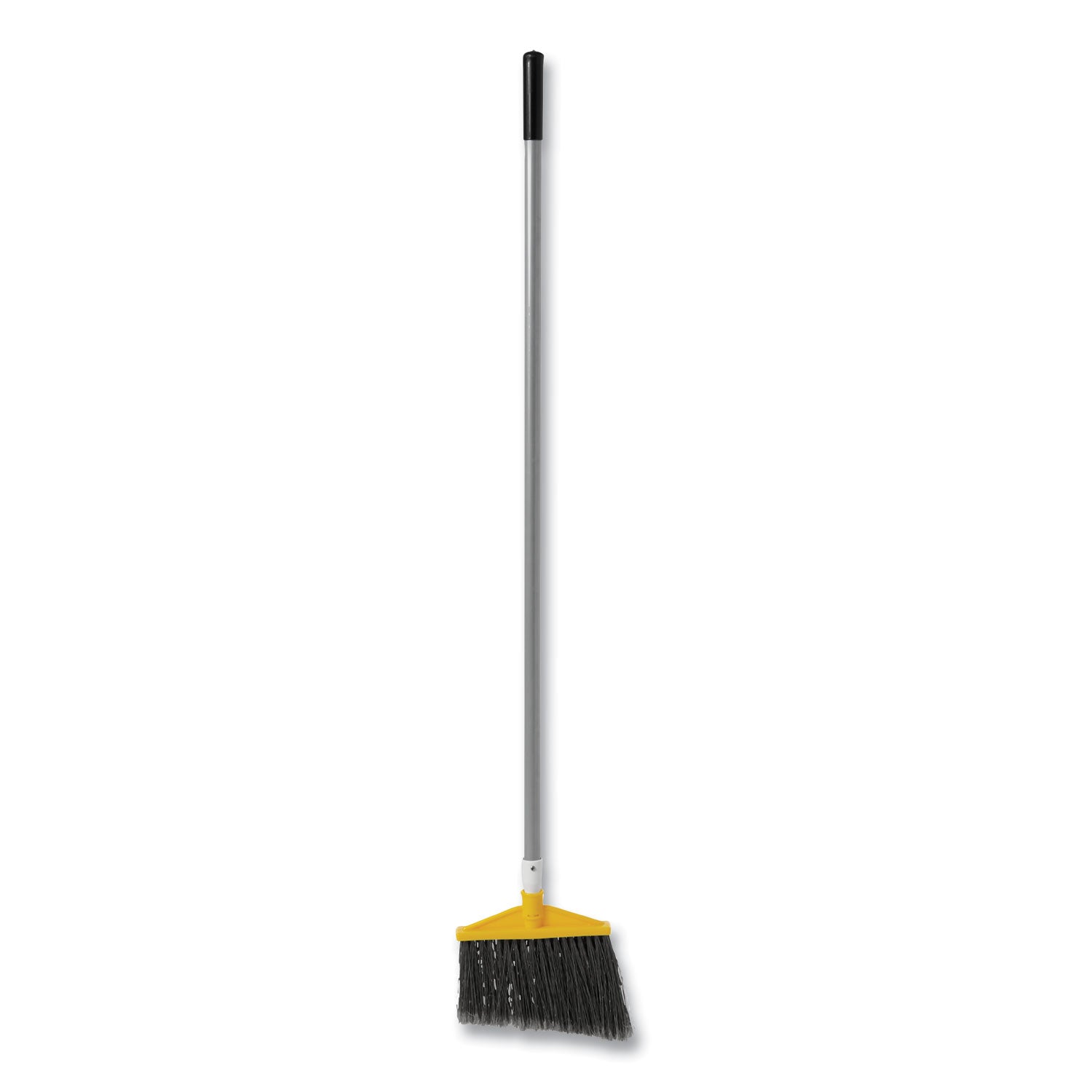 Rubbermaid® Commercial Angled Large Broom, 48.78" Handle, Silver/gray