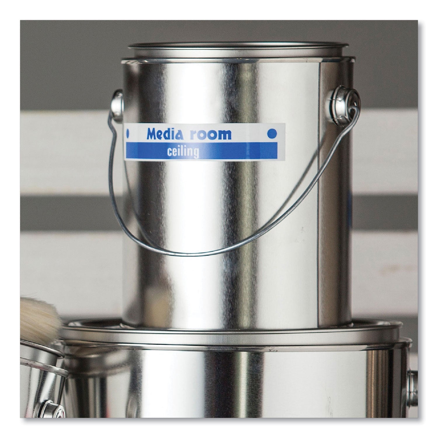 Brother P-Touch® Tze Standard Adhesive Laminated Labeling Tape, 0.7" X 26.2 Ft, Blue On White - Bloom Skins