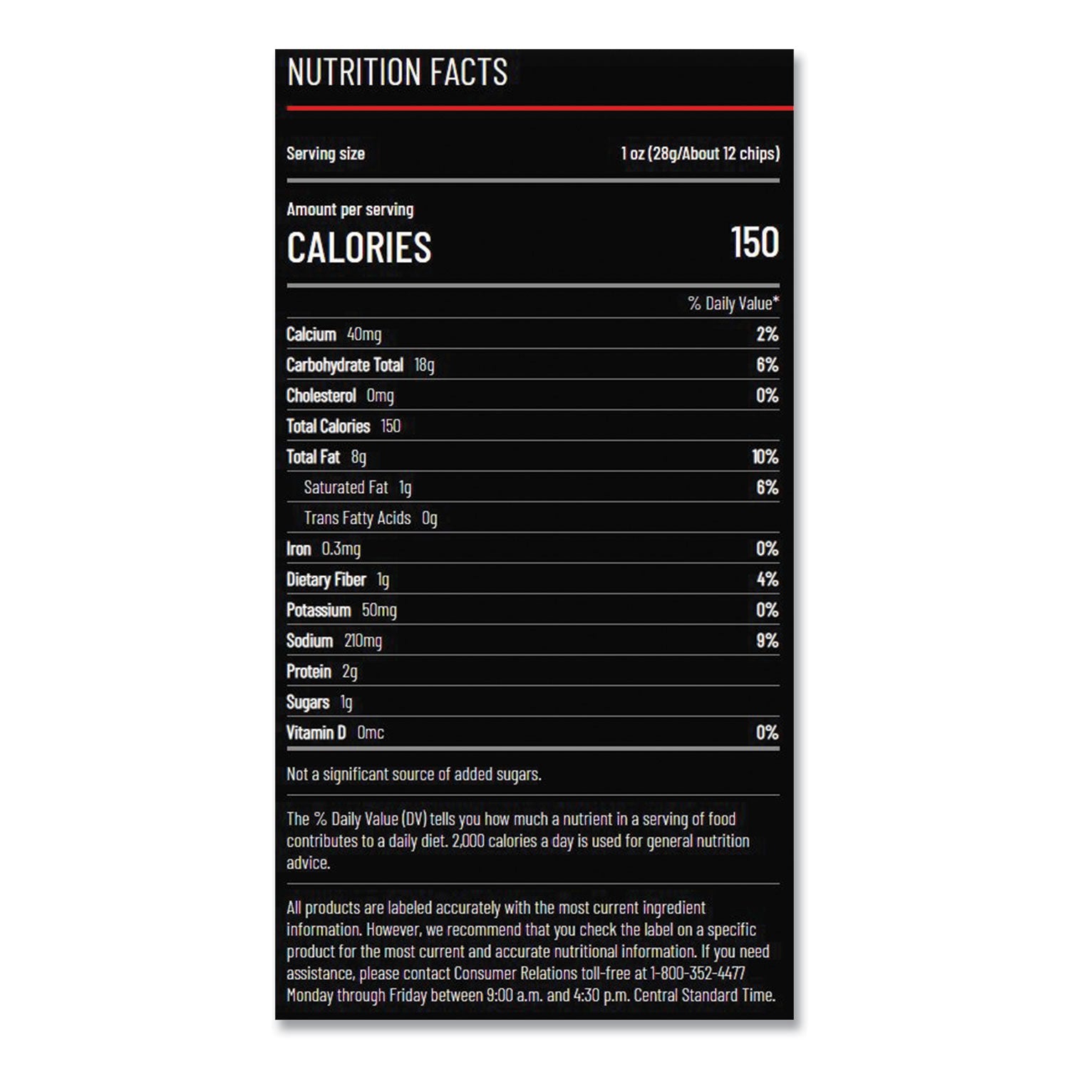 Doritos® Nacho Cheese Tortilla Chips, 1.75 Oz Bag, 64/carton