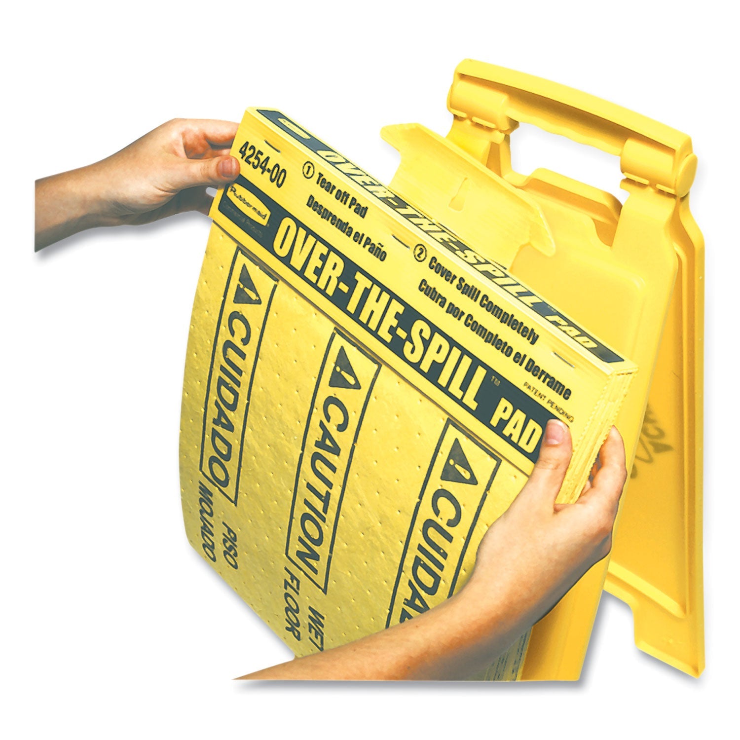 Rubbermaid® Commercial Over-The-Spill Pad Tablet, 12 oz, 16.5 x 14, 22/Pack