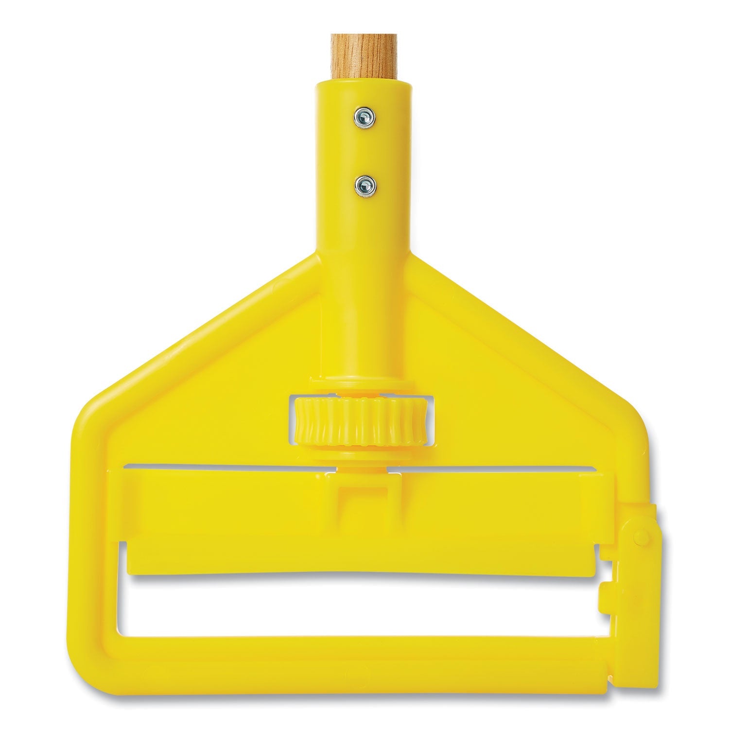 Rubbermaid® Commercial Invader Side-Gate Wood Wet-Mop Handle, 1" dia x 60", Natural, 12/Carton