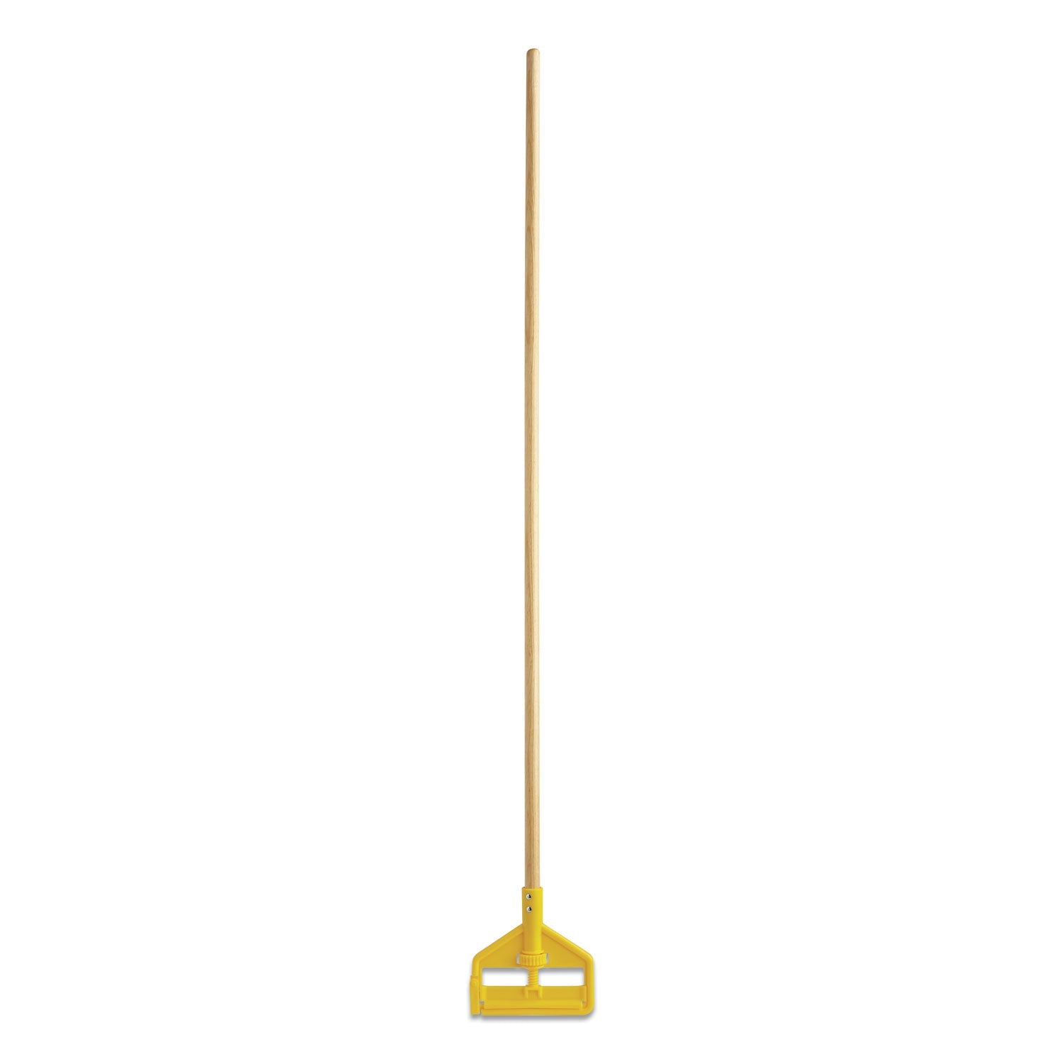 Rubbermaid® Commercial Invader Side-Gate Wood Wet-Mop Handle, 1" dia x 60", Natural, 12/Carton