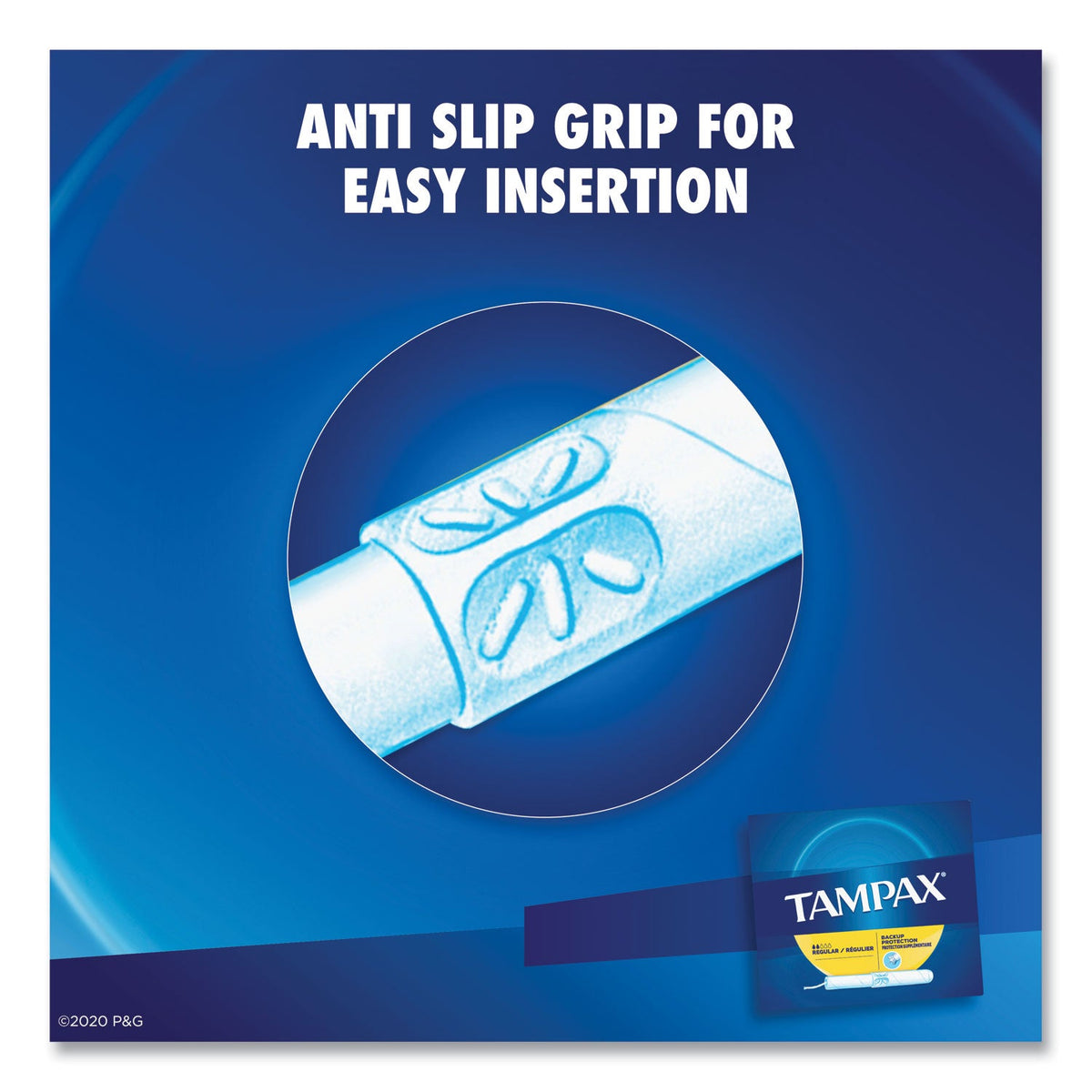 Tampax® Tampons For Vending, Original, Regular Absorbency, 500/carton