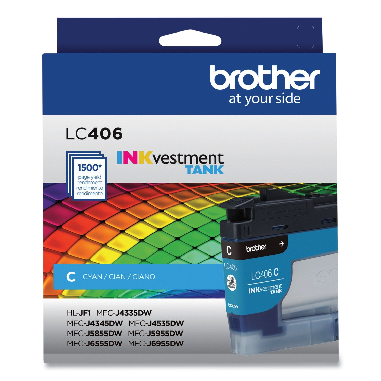 Brother Lc406cs Inkvestment Ink | Cyan