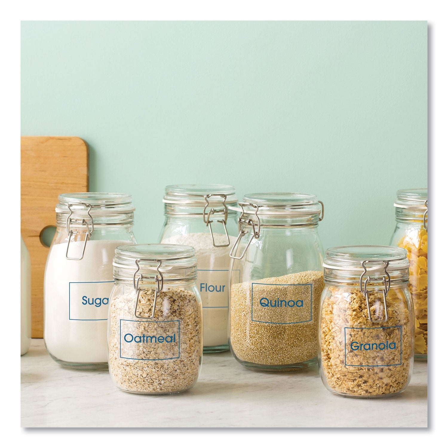 Avery® Print-To-The-Edge Labels With Sure Feed And Easy Peel, 2 X 3, Glossy Clear, 80/pack