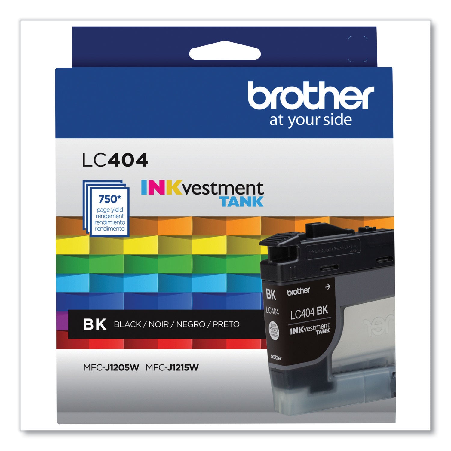 Brother LC404BKS Inkvestment Ink | Black, 750 Yld