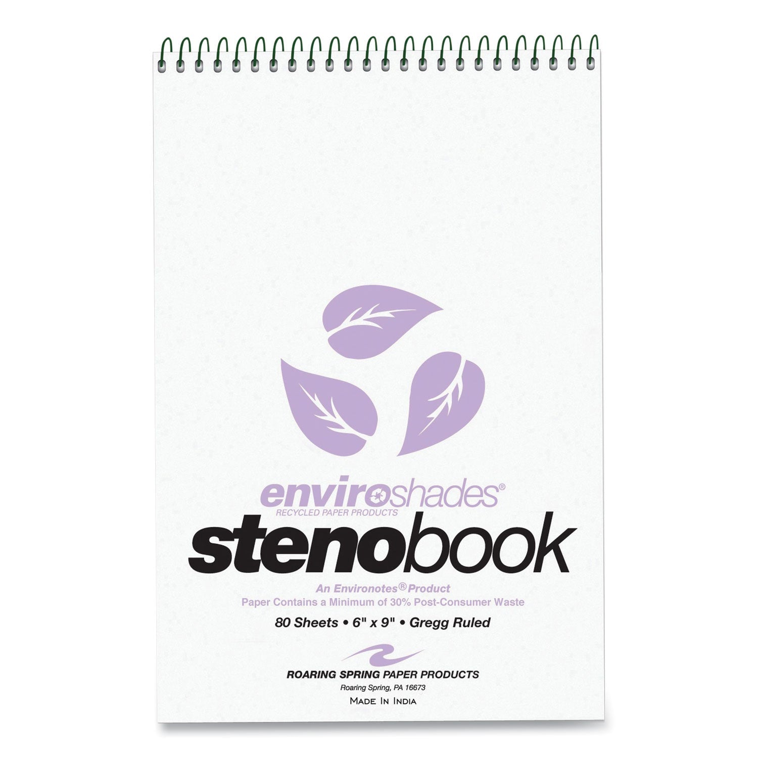 Enviroshades Steno Notepad | Gregg Rule, Orchid