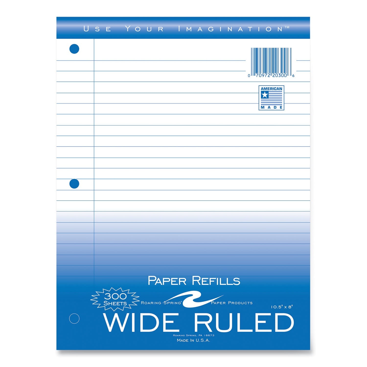 Notebook Filler Paper | Wide Rule, 300 Sheets