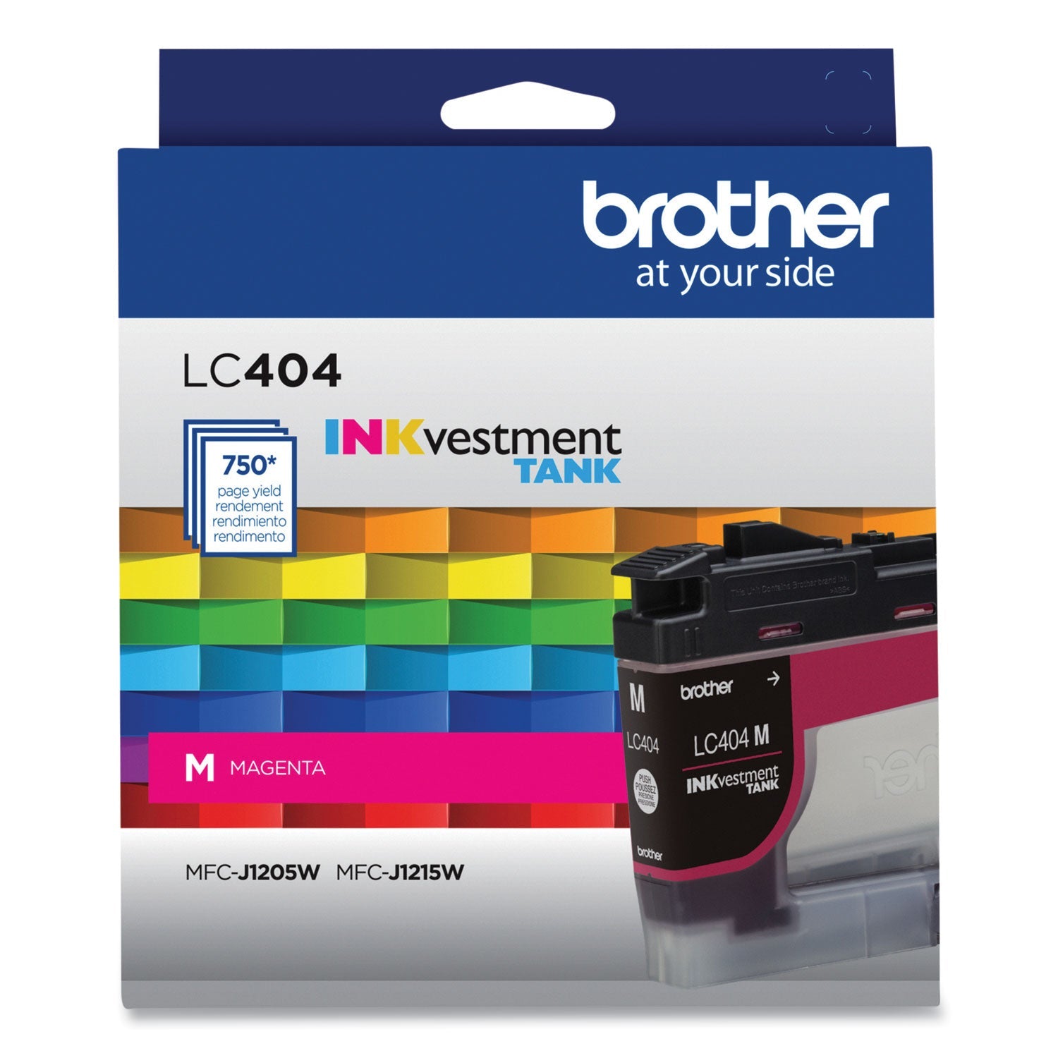 Magenta INKvestment Ink | Brother LC404MS, 750-Yield