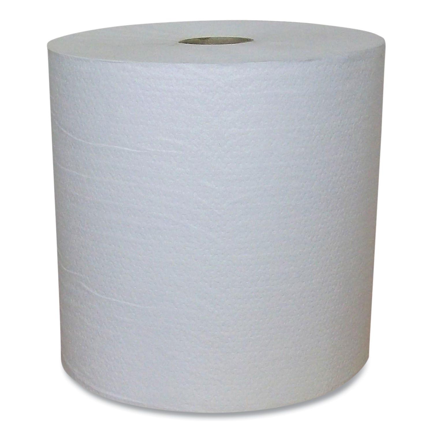 Eco Green® Recycled Hardwound Paper Towels, 1-Ply, 7.88" x 800 ft, 1.8 Core, White, 6 Rolls/Carton