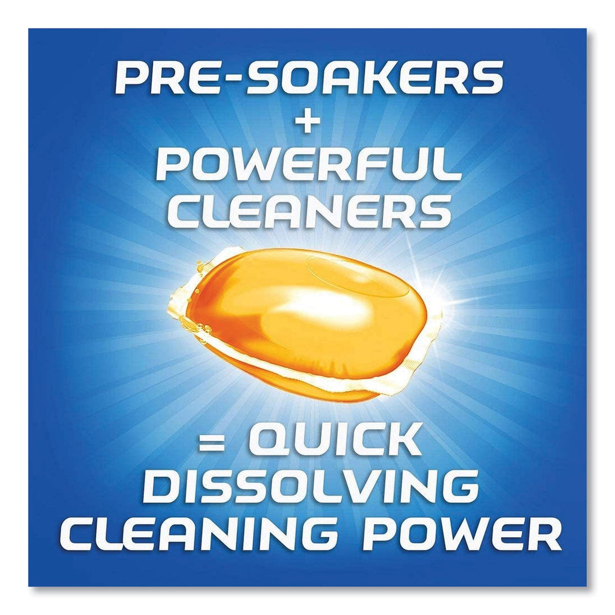 FINISH® Dish Detergent Gelpacs, Orange Scent, Box Of 32 Gelpacs, 8 Boxes/carton