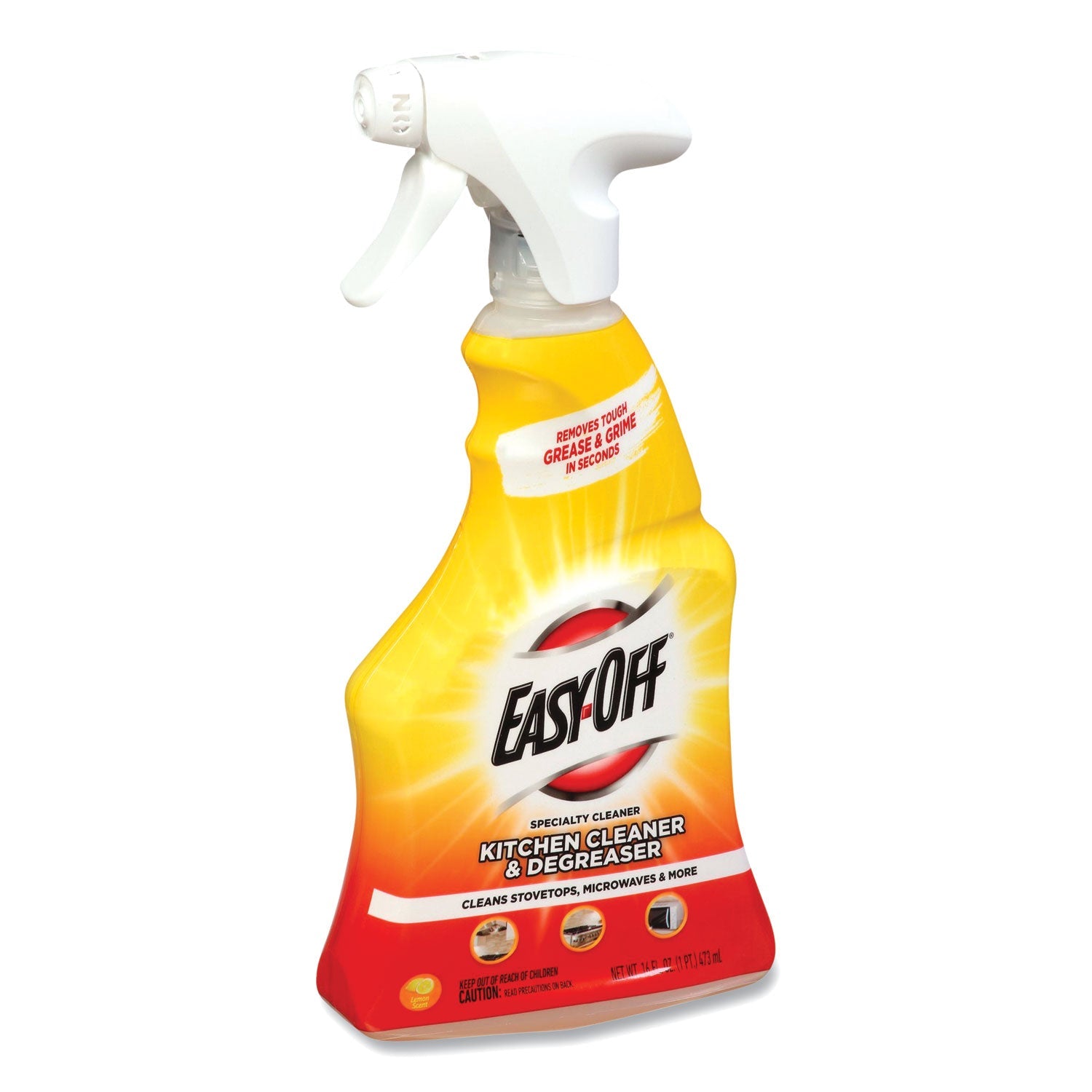 EASY-OFF® Kitchen Degreaser, Lemon Scent, 16 Oz Spray Bottle
