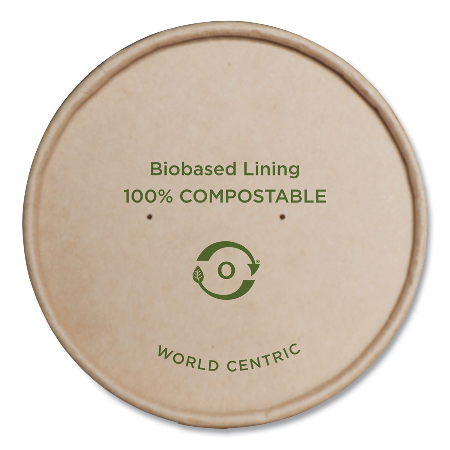 Paper Lids for Bowls | 4.6" | Brown | 500-Carton