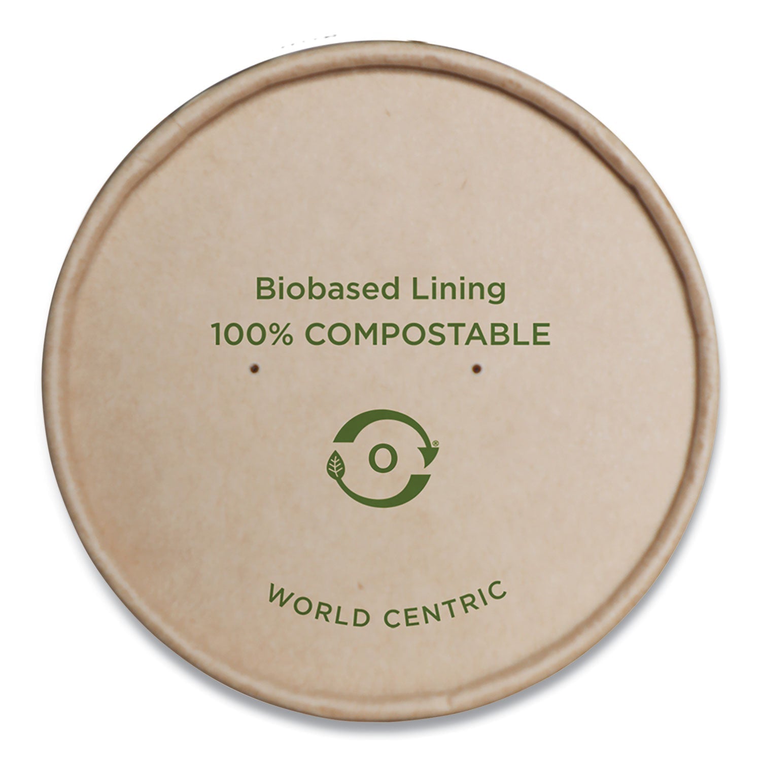 Paper Lids for Bowls | 3.6" | Brown | 500-Carton