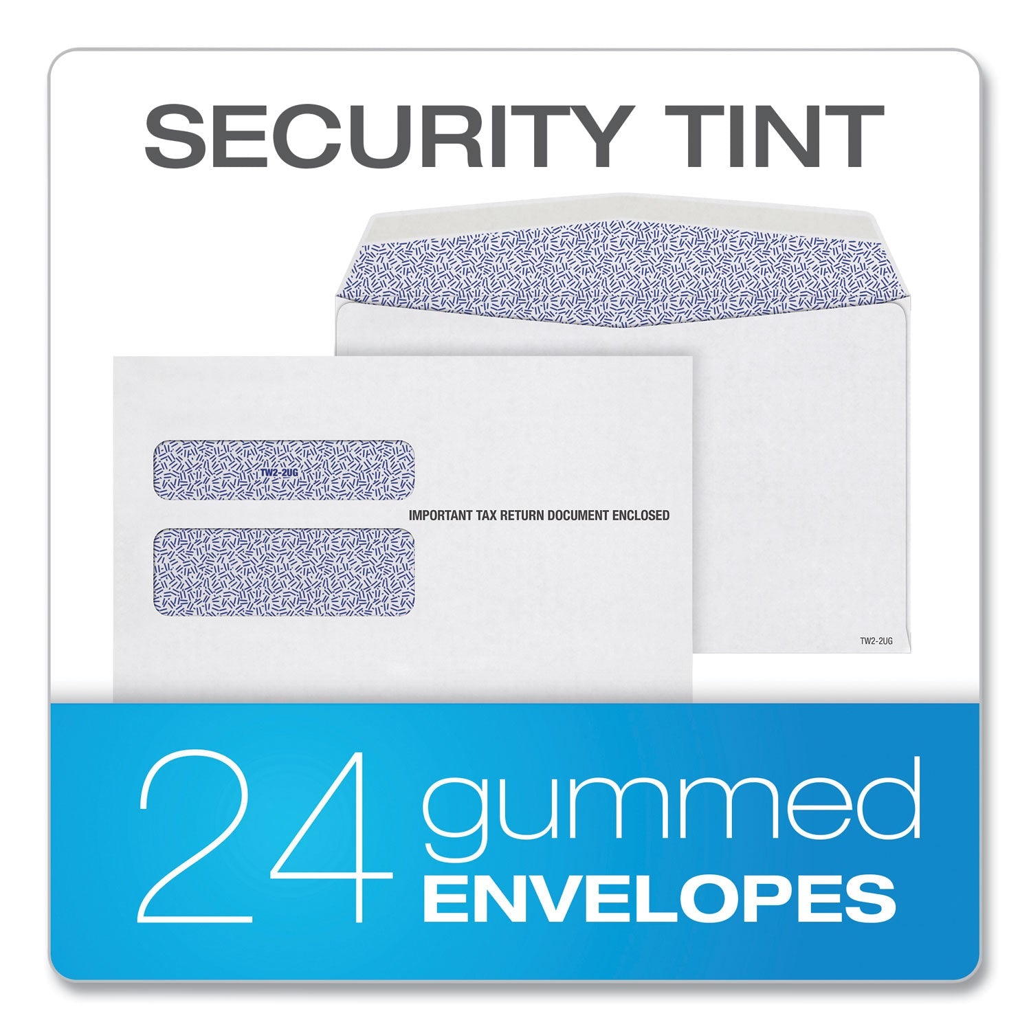 Adams® 6-Part W-2 Tax Form Kit with Security Envelopes and Tax Forms Helper, 2024, 8.5 x 5.5, 2 Forms/Sheet, 24 Forms Total - Bloom Skins