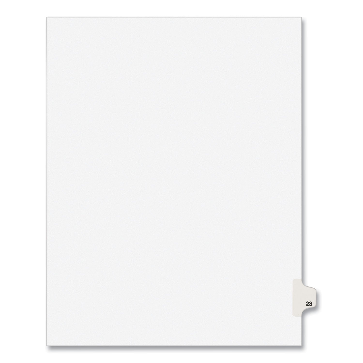 Legal Exhibit Dividers | Avery® 10-Tab, No. 23