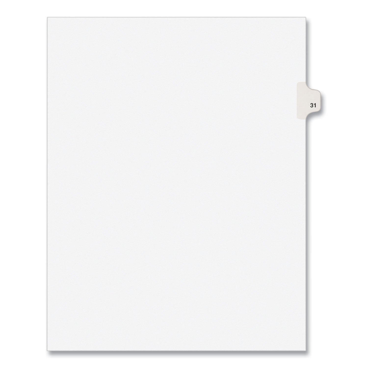 Preprinted Legal Exhibit Side Tab Dividers | 10-Tab