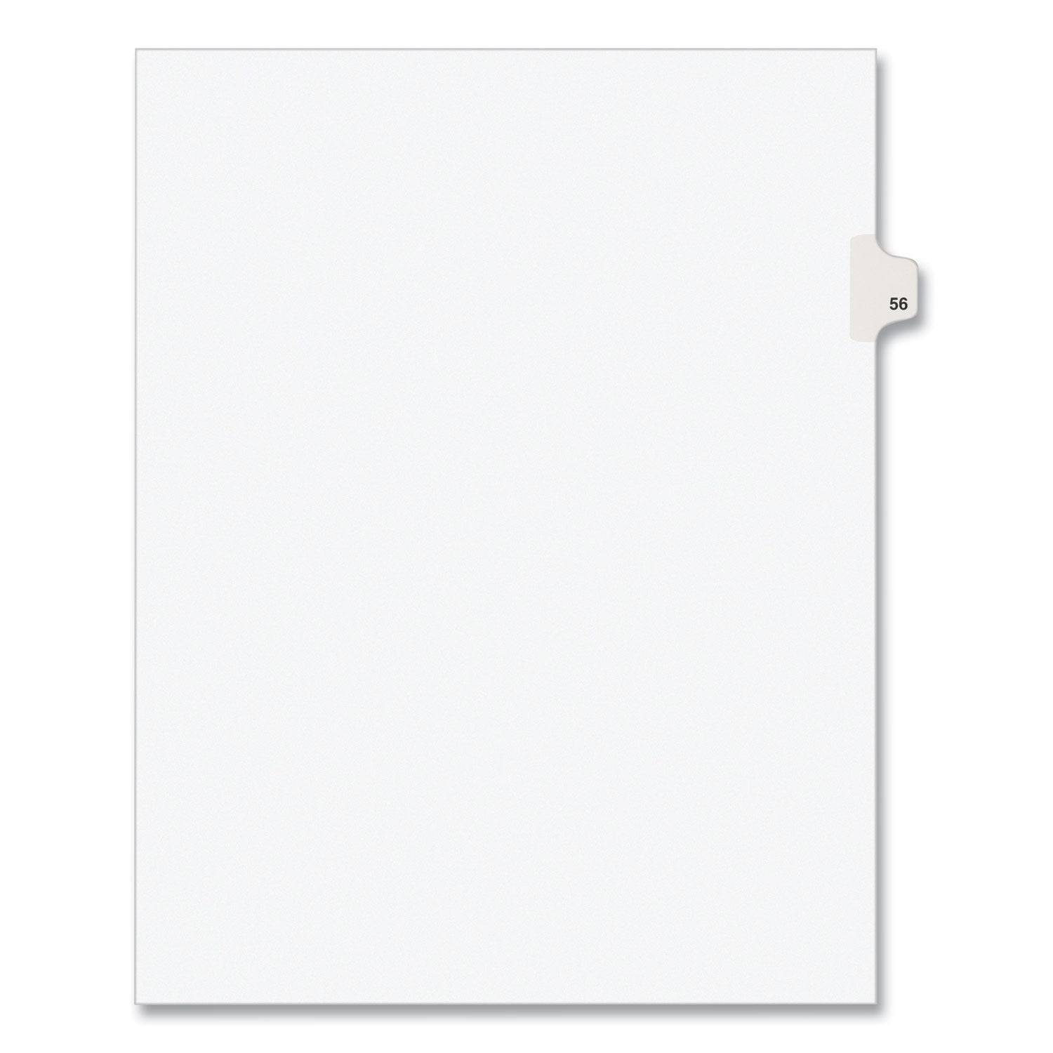 Legal Exhibit Dividers | Avery® 10-Tab, No. 56