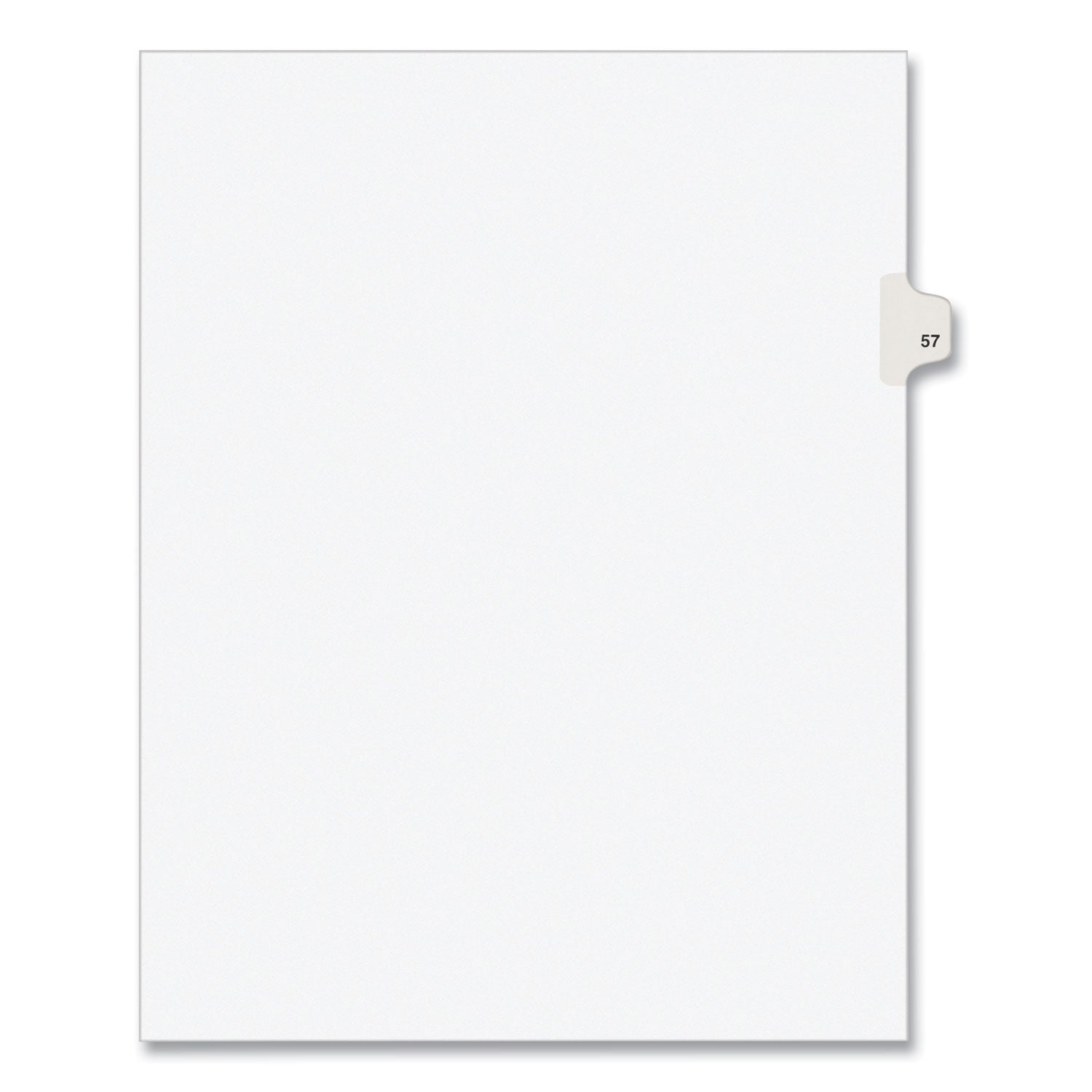 Legal Exhibit Dividers | Avery® 10-Tab, No. 57