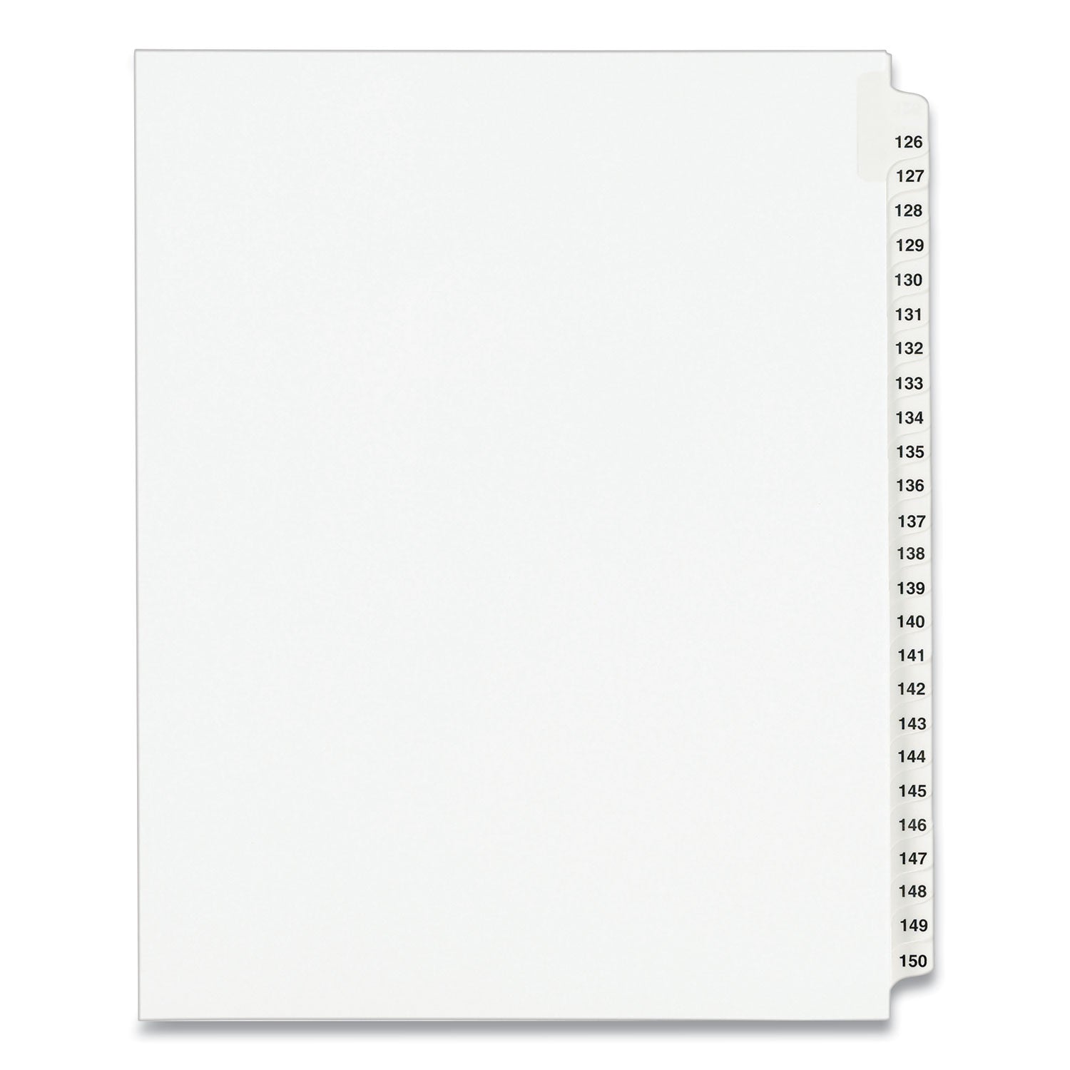 Legal Exhibit Dividers | Tabs 126-150 | Avery®