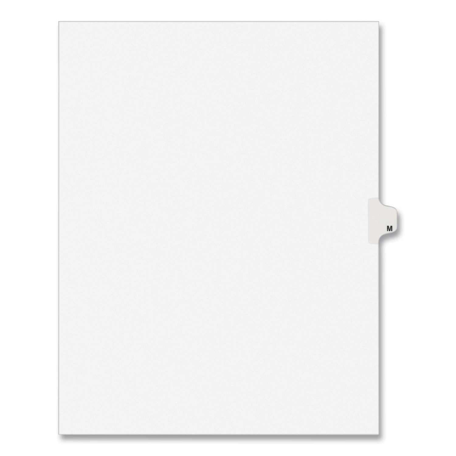 Preprinted Legal Exhibit Side Tab Dividers | 26-Tab