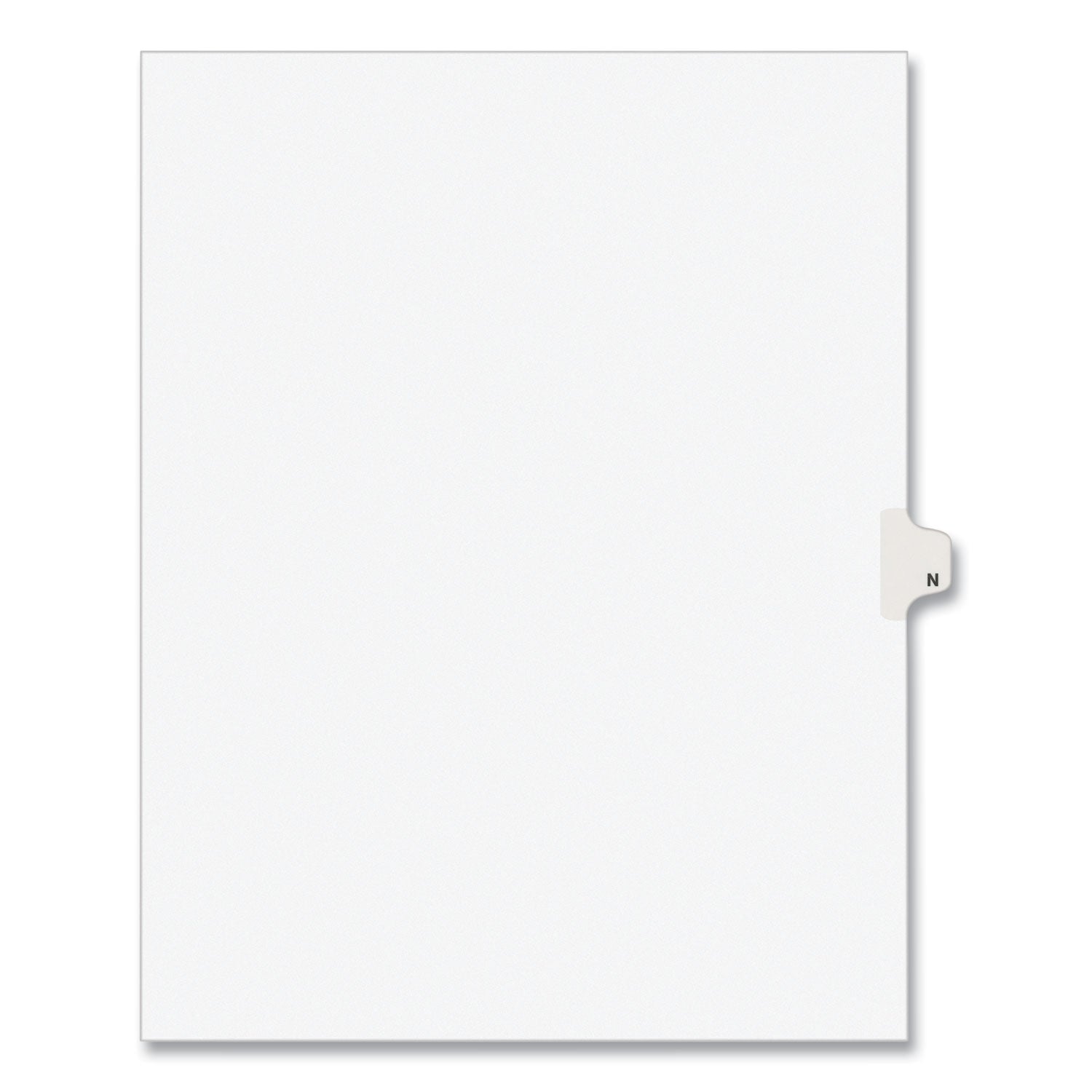 Preprinted Legal Exhibit Side Tab Dividers | 26-Tab