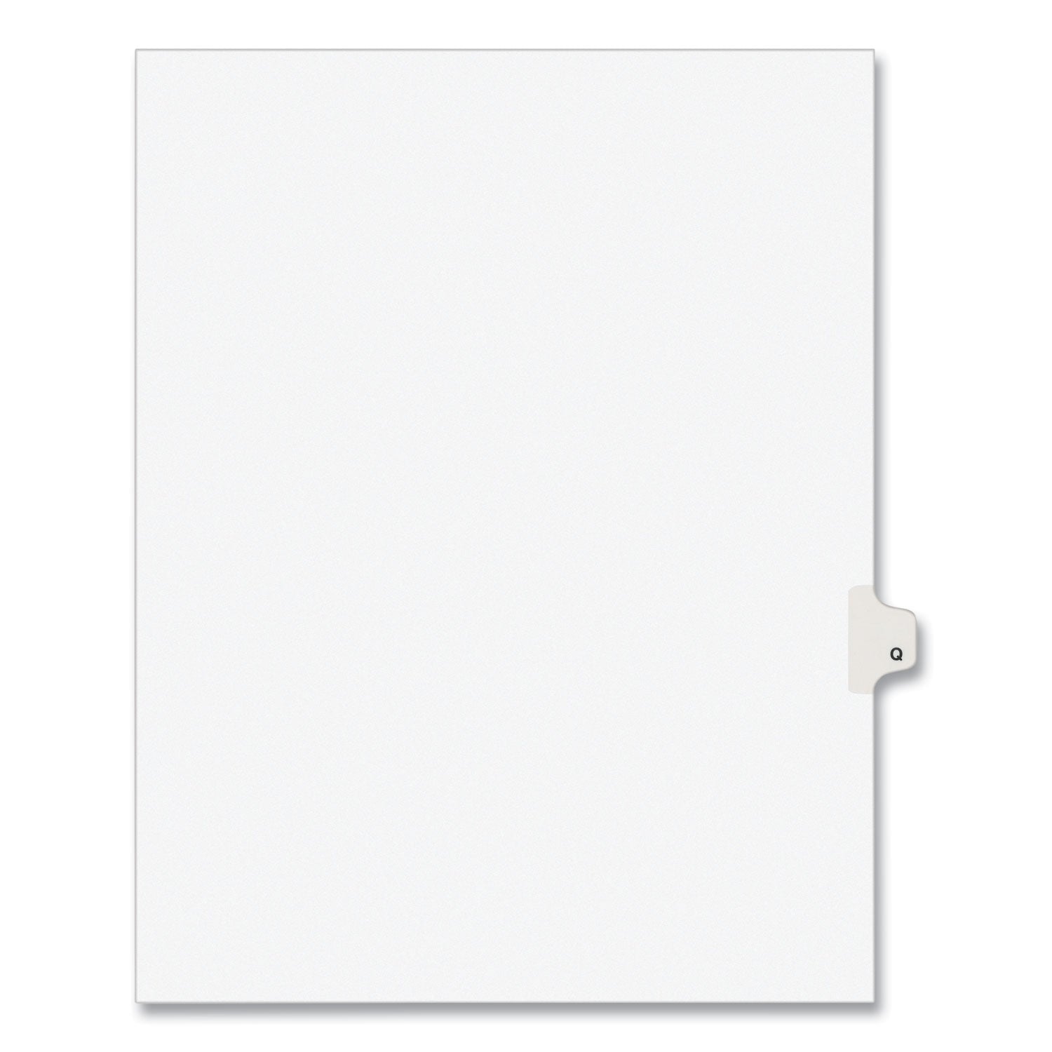 Preprinted Legal Exhibit Side Tab Dividers | 26-Tab