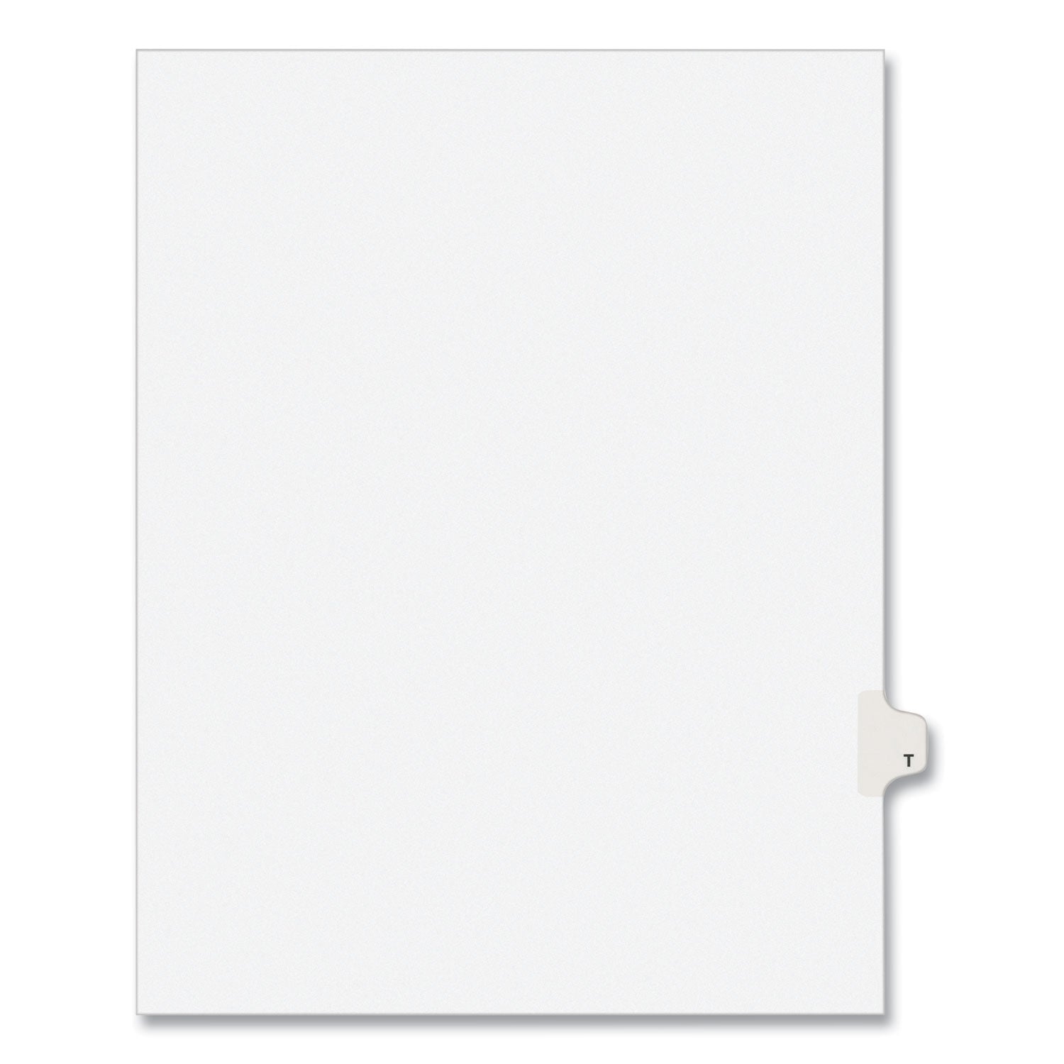 Preprinted Legal Exhibit Side Tab Dividers | 26-Tab